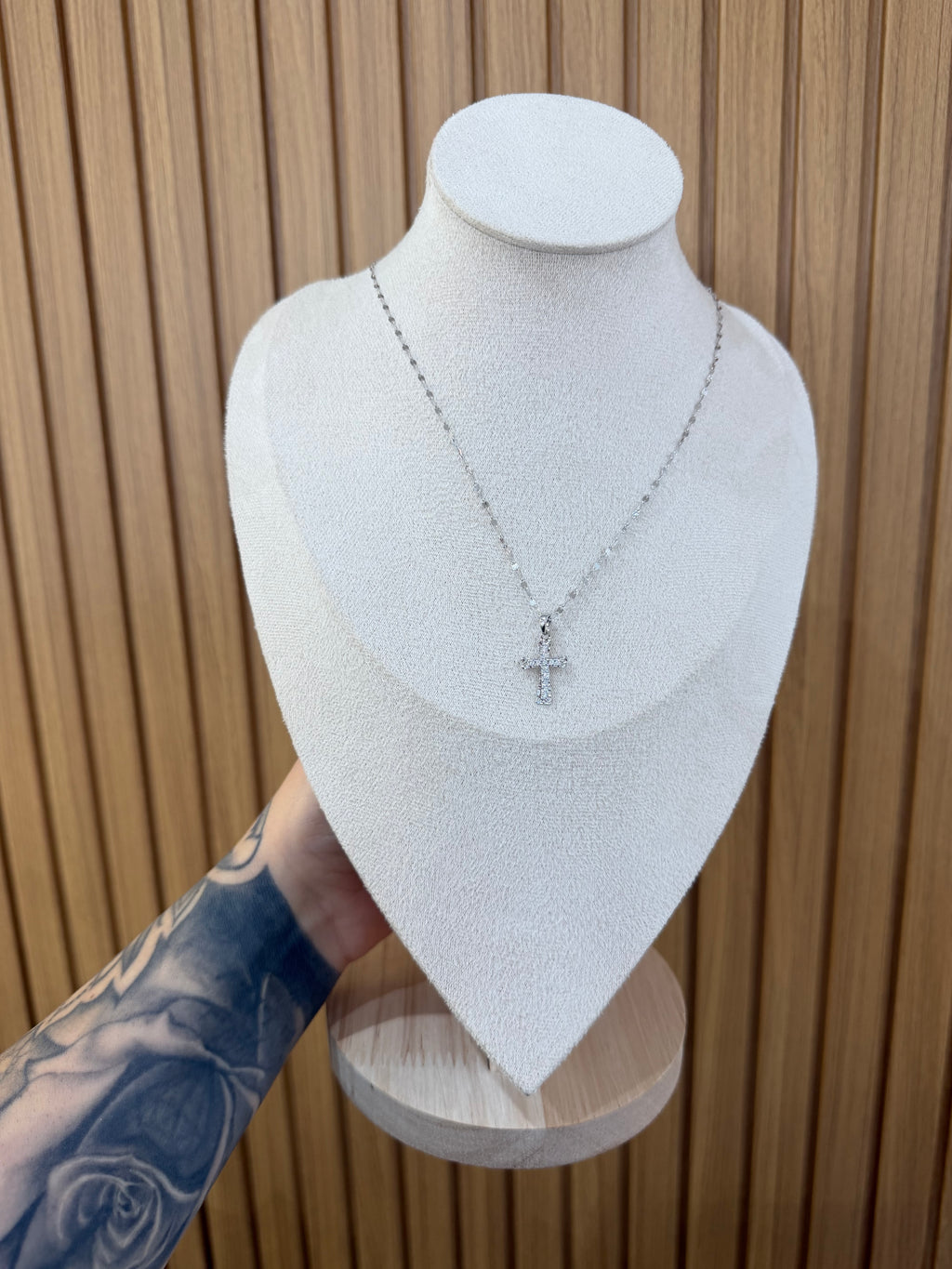 COLLANA ORO 18KT CON CROCE
