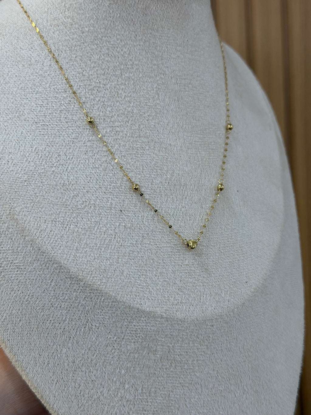 COLLANA SFERE ORO 18KT