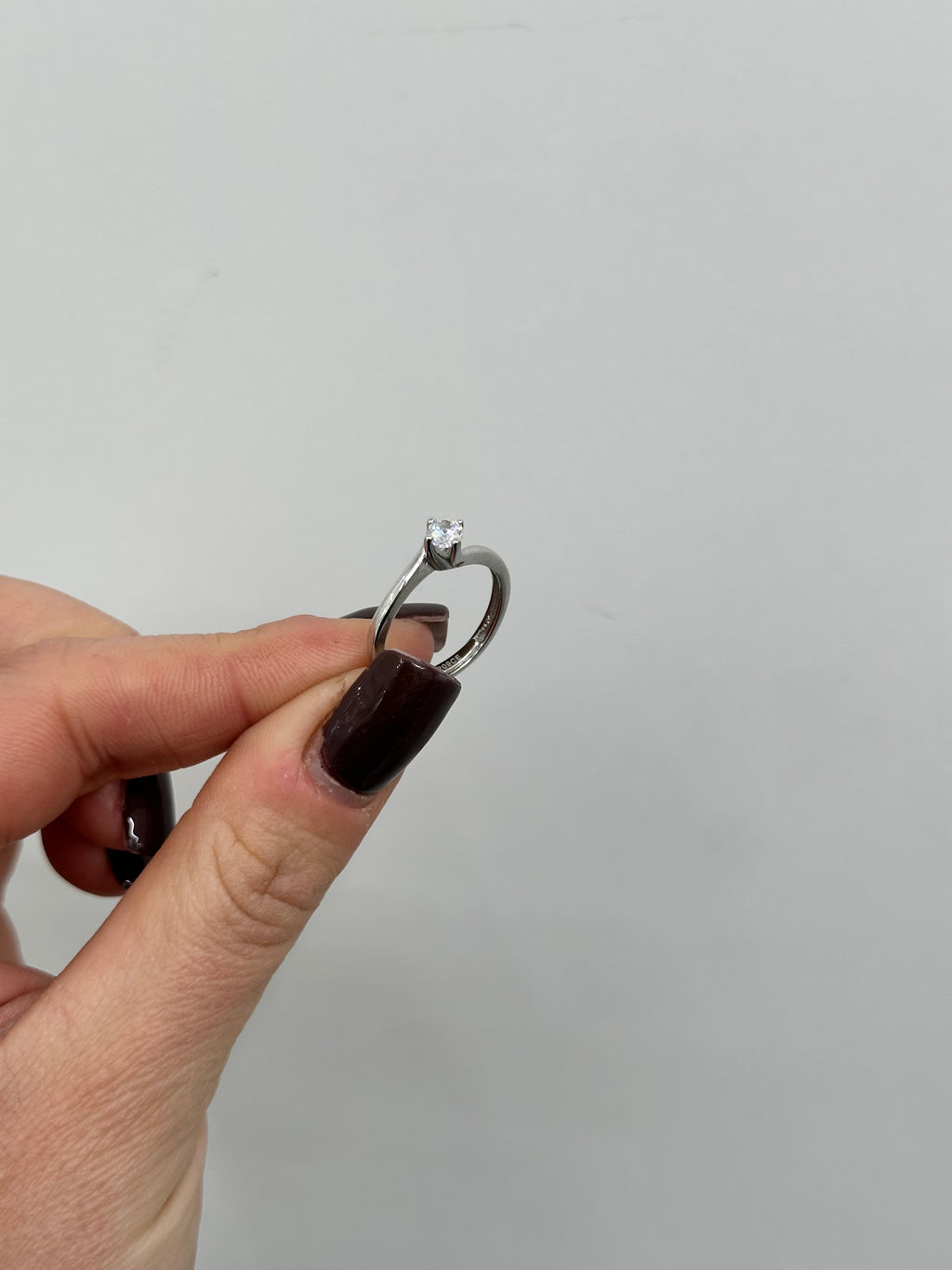 ANELLO SOLITARIO ARGENTO 925