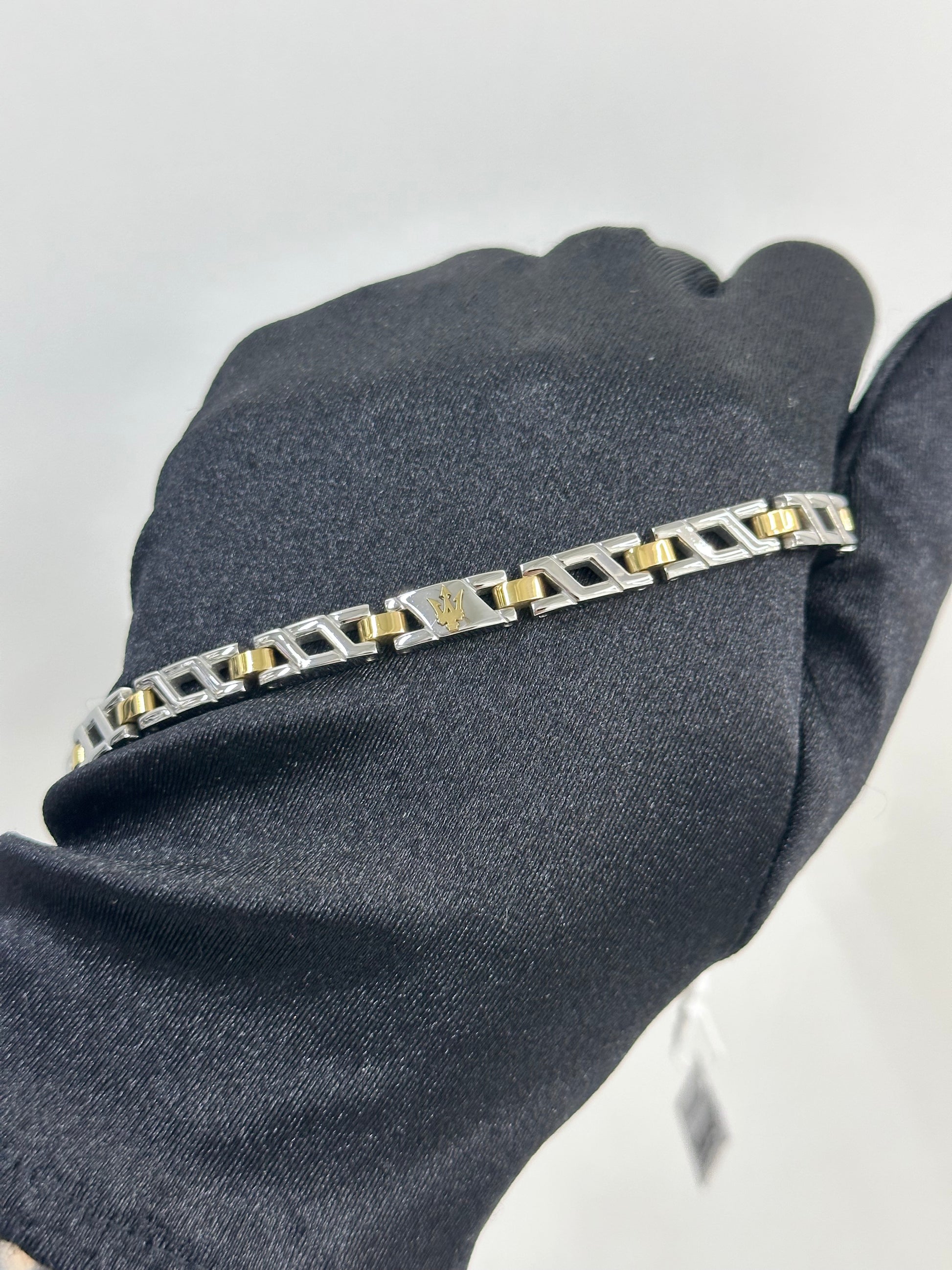 BRACCIALE MASERATI BICOLORE