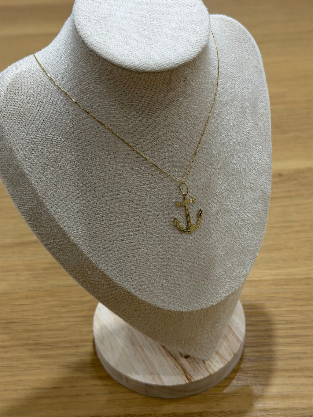 COLLANA ORO 18KT VENEZIANA CON ANCORA