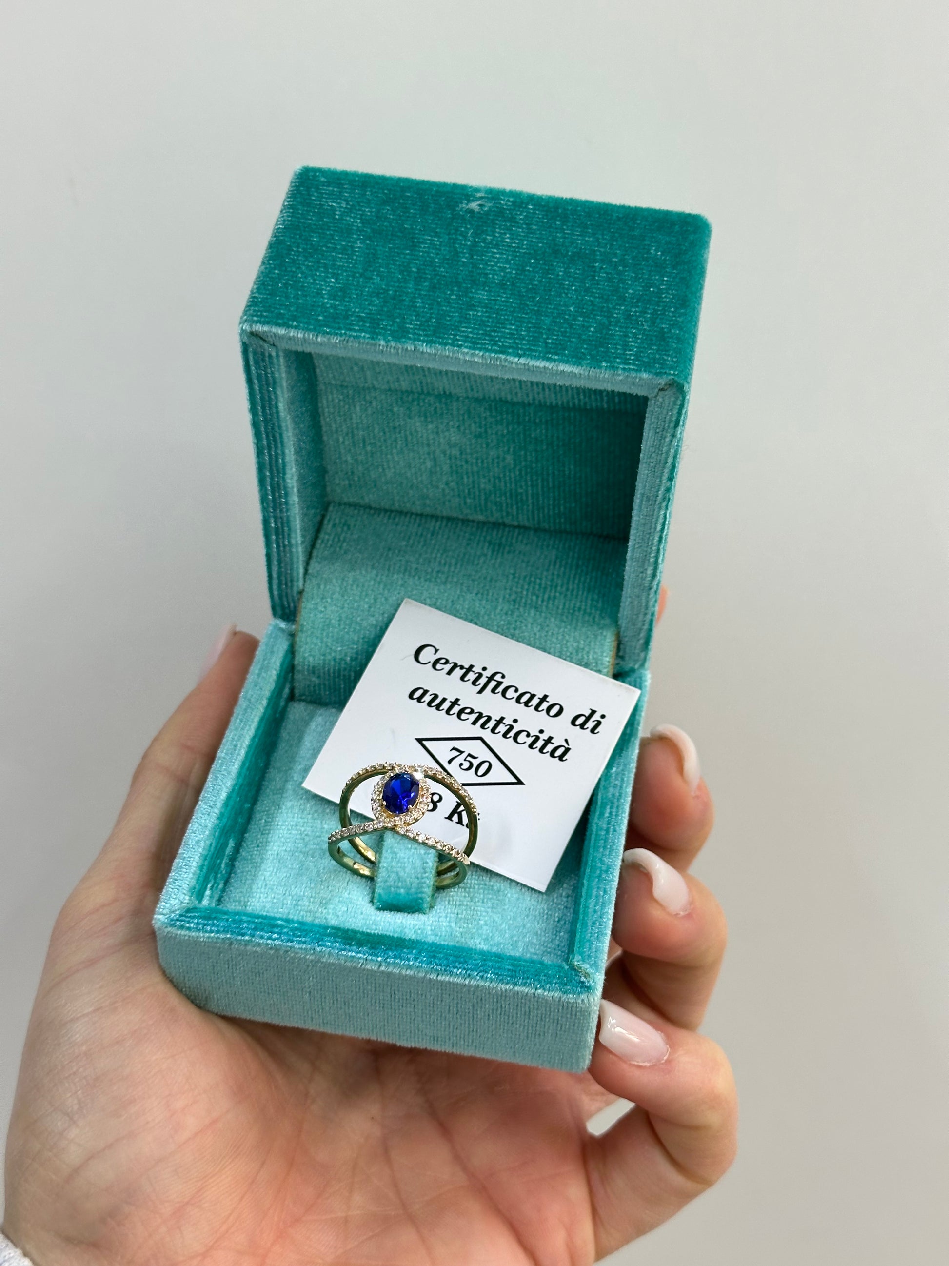 ANELLO INCROCIO ORO 18KT