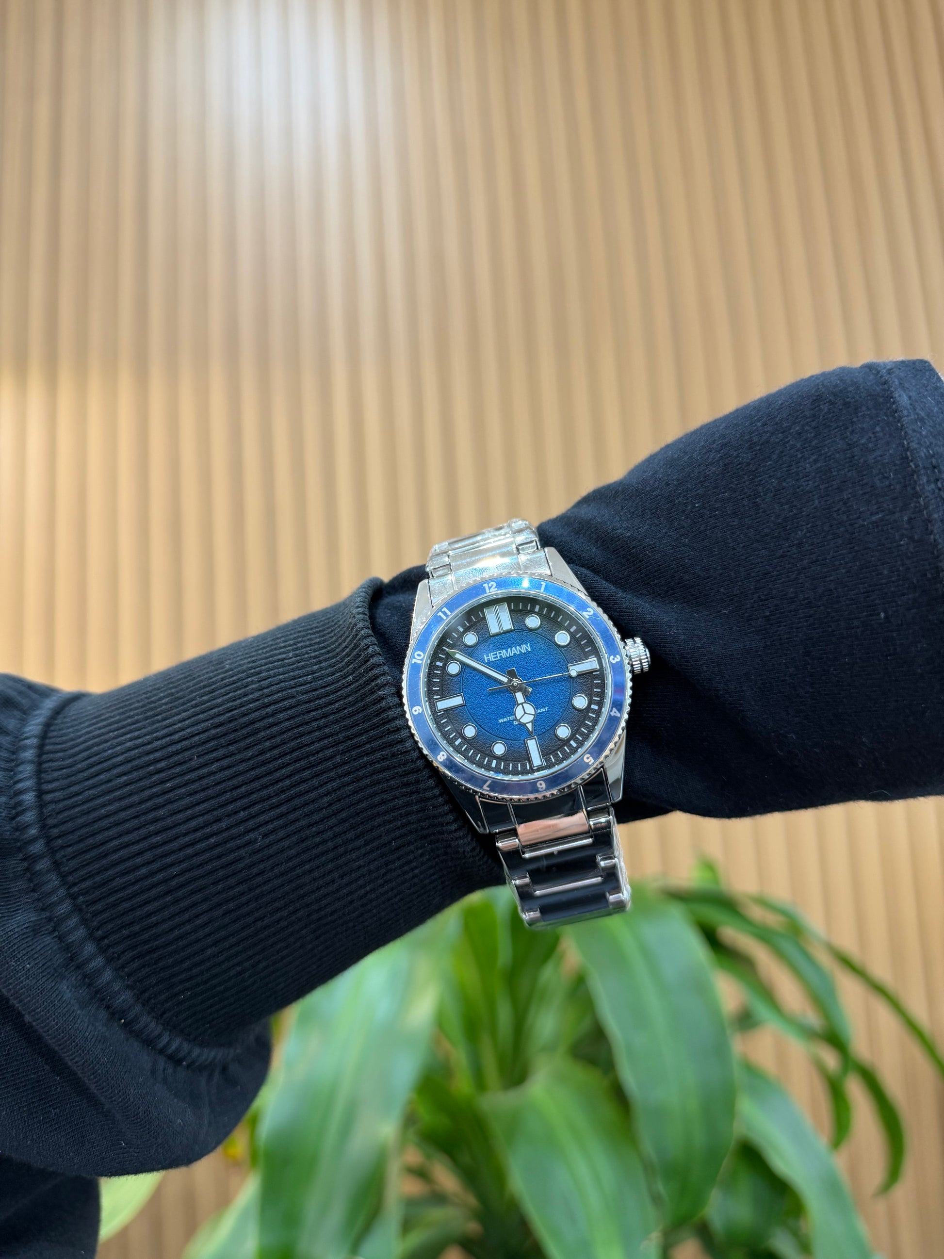 OROLOGIO HERMANN GHIERA BLU