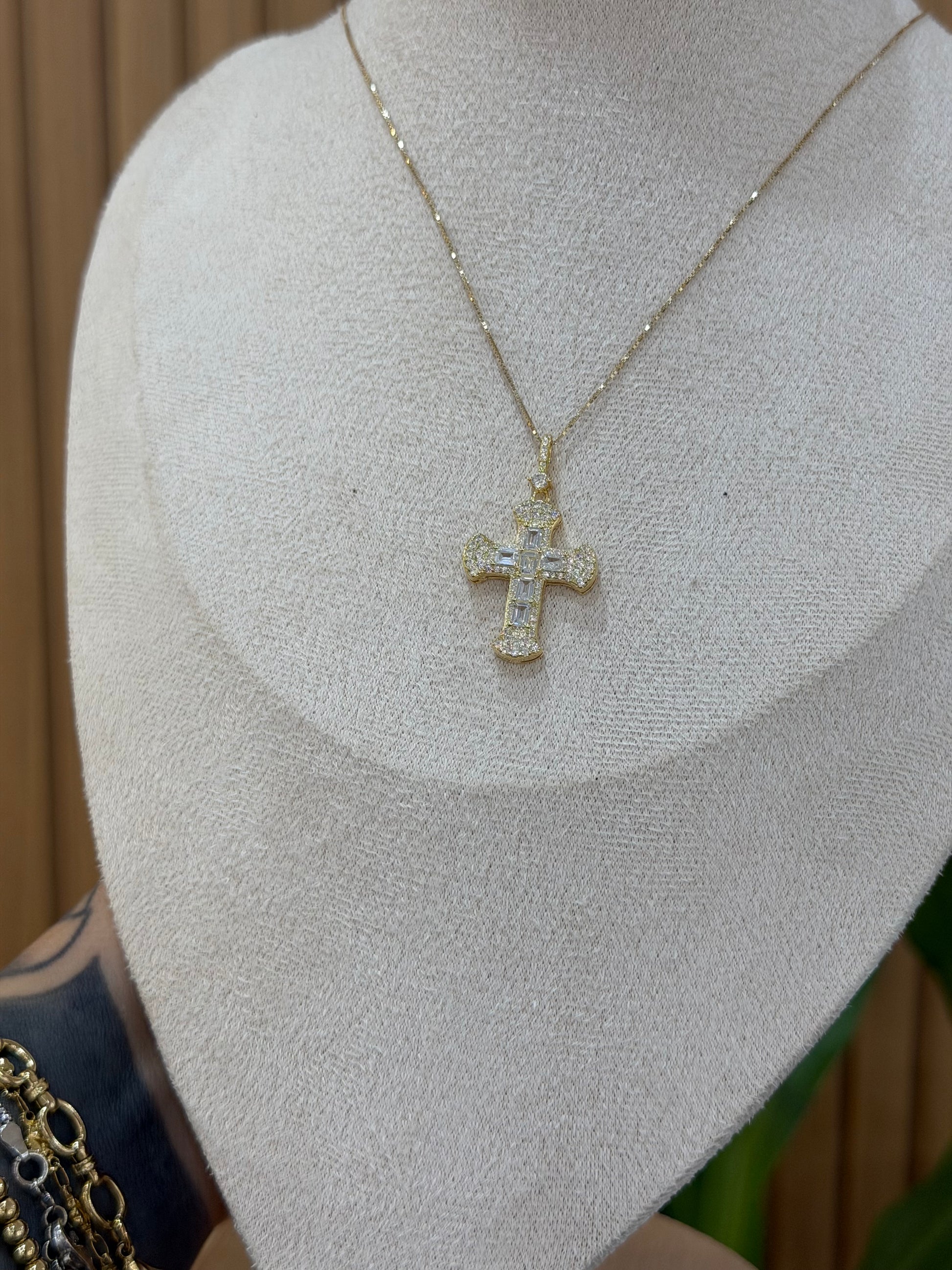 COLLANA ARGENTO 925 CROCE VALERY