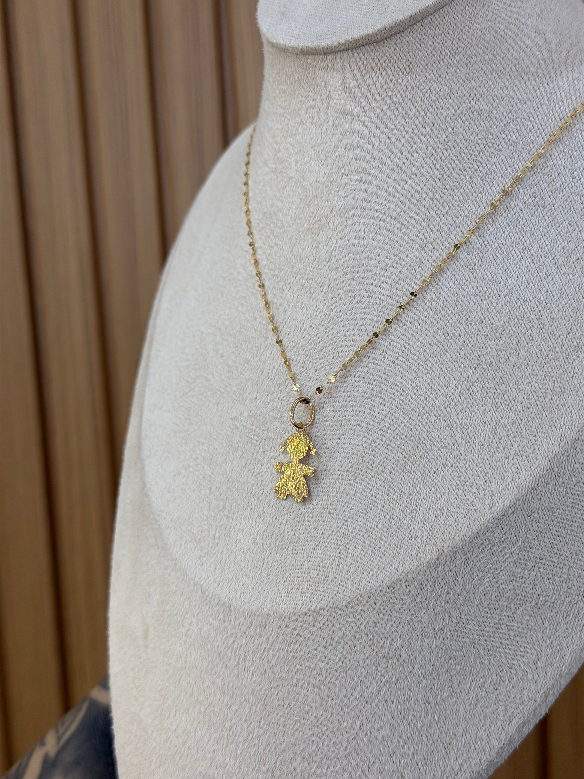 COLLANA BIMBA ORO 18KT