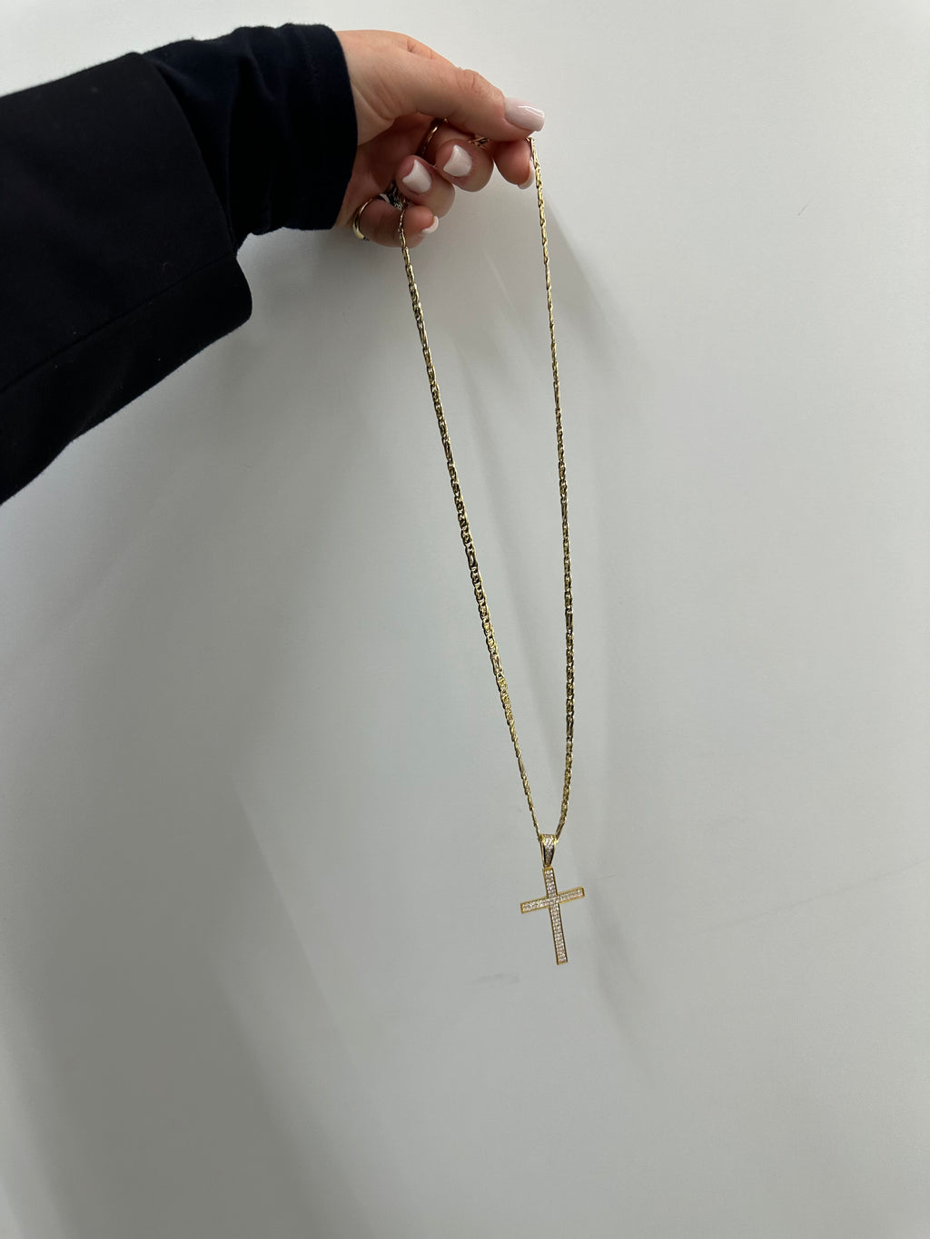 COLLANA ORO 18KT CON CROCIFISSO