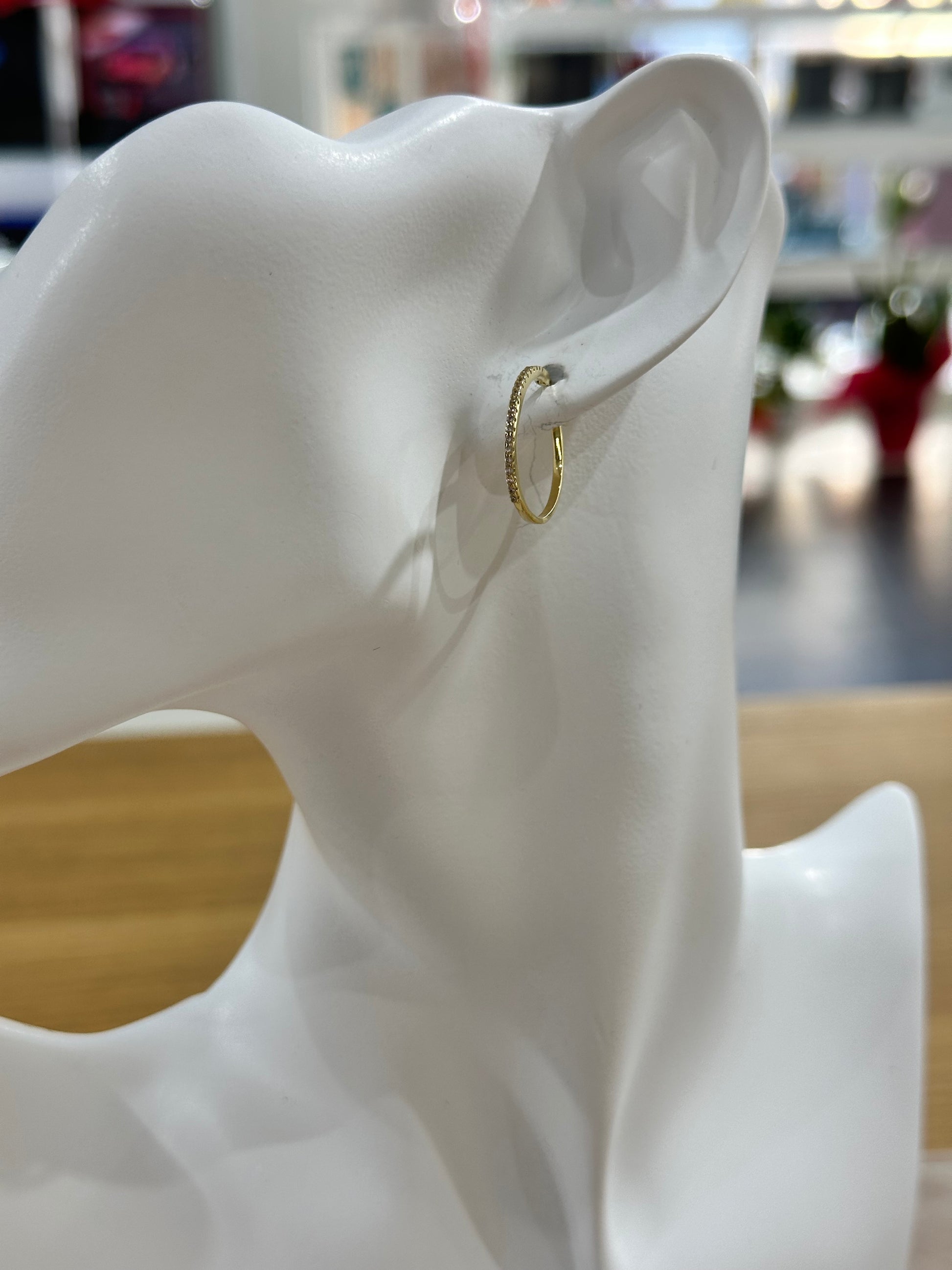 CERCHI IN ORO 18KT ZIRCONATI