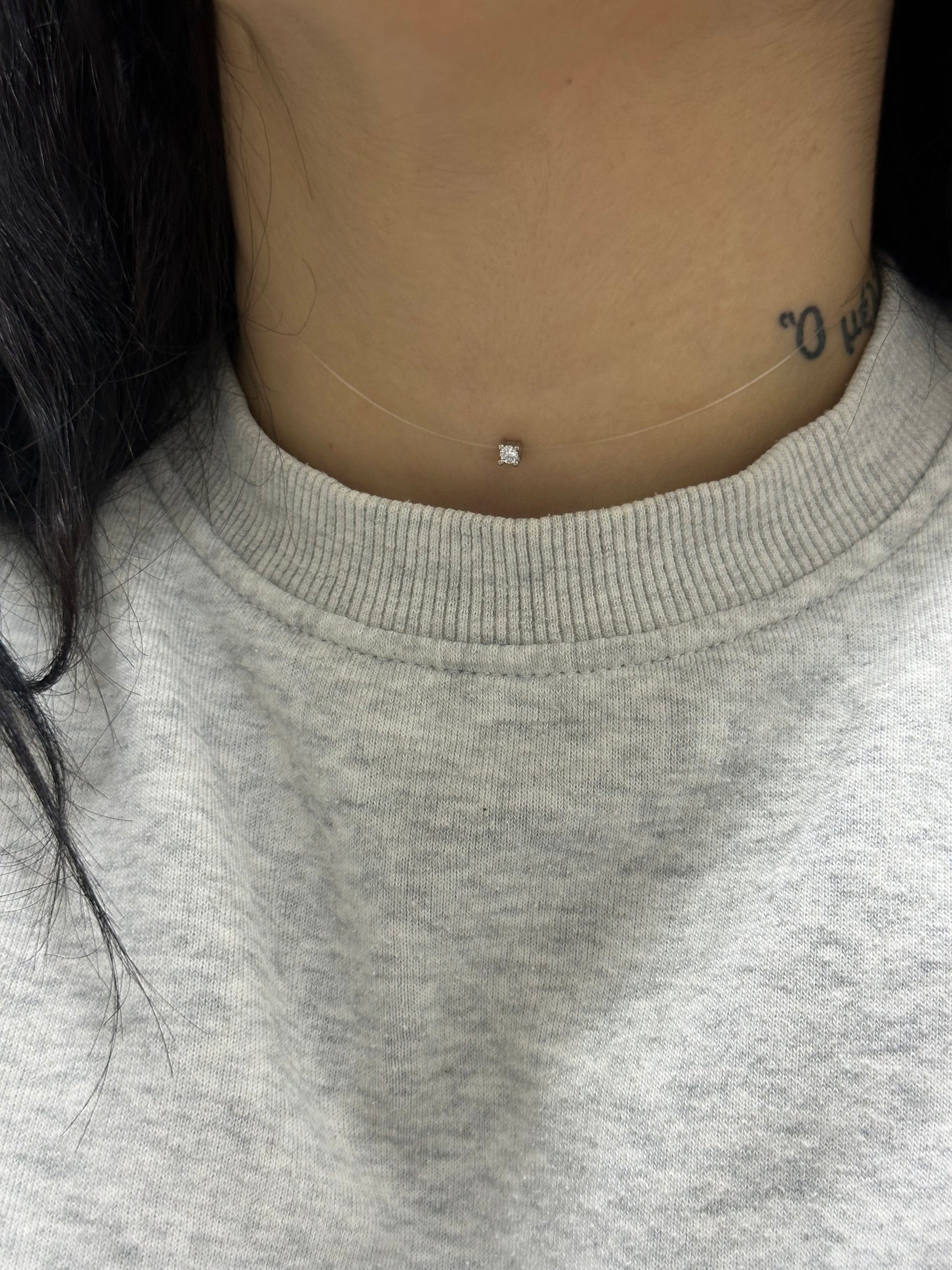 COLLANA PUNTO LUCE INVISIBLE