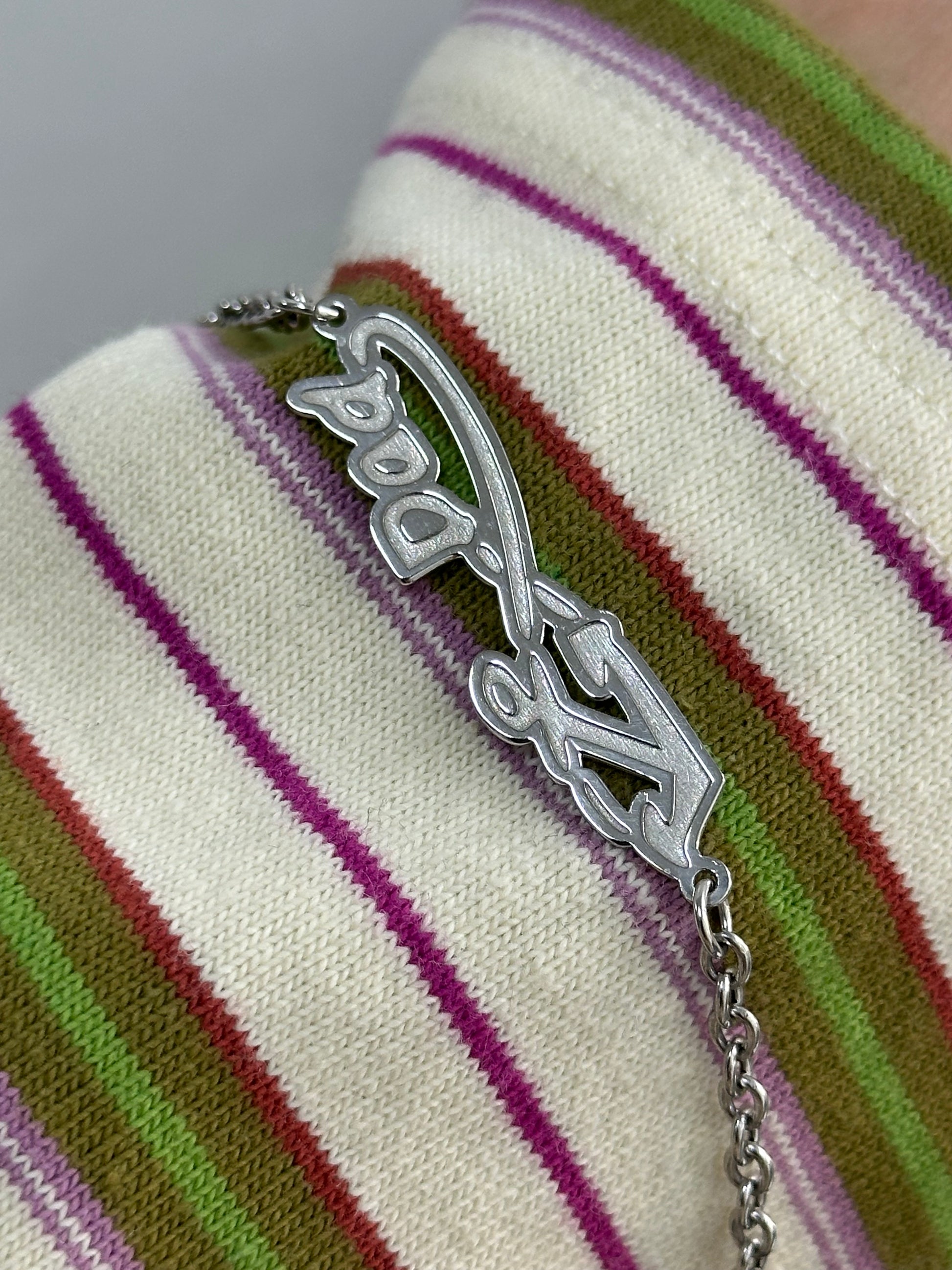 BRACCIALE DAD CON ANCORA ARGENTO 925