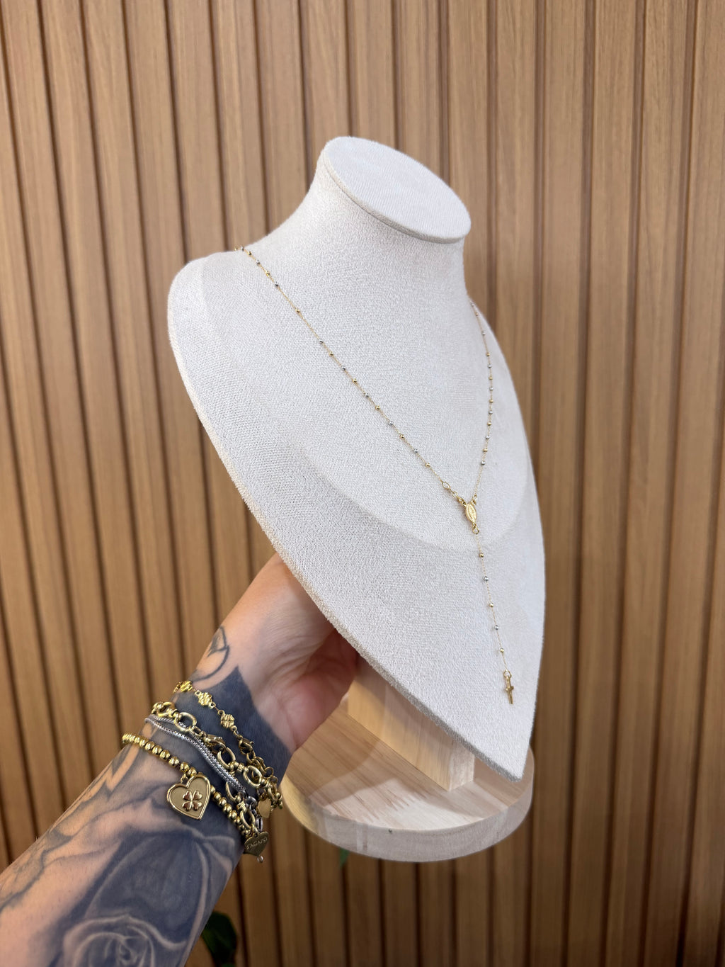 ROSARIO ORO 18KT BICOLORE