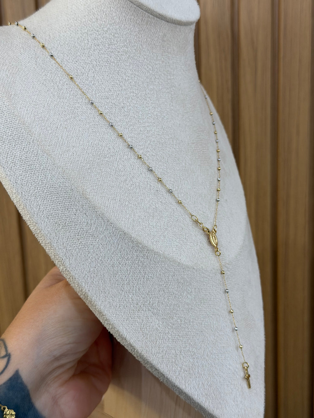 ROSARIO ORO 18KT BICOLORE