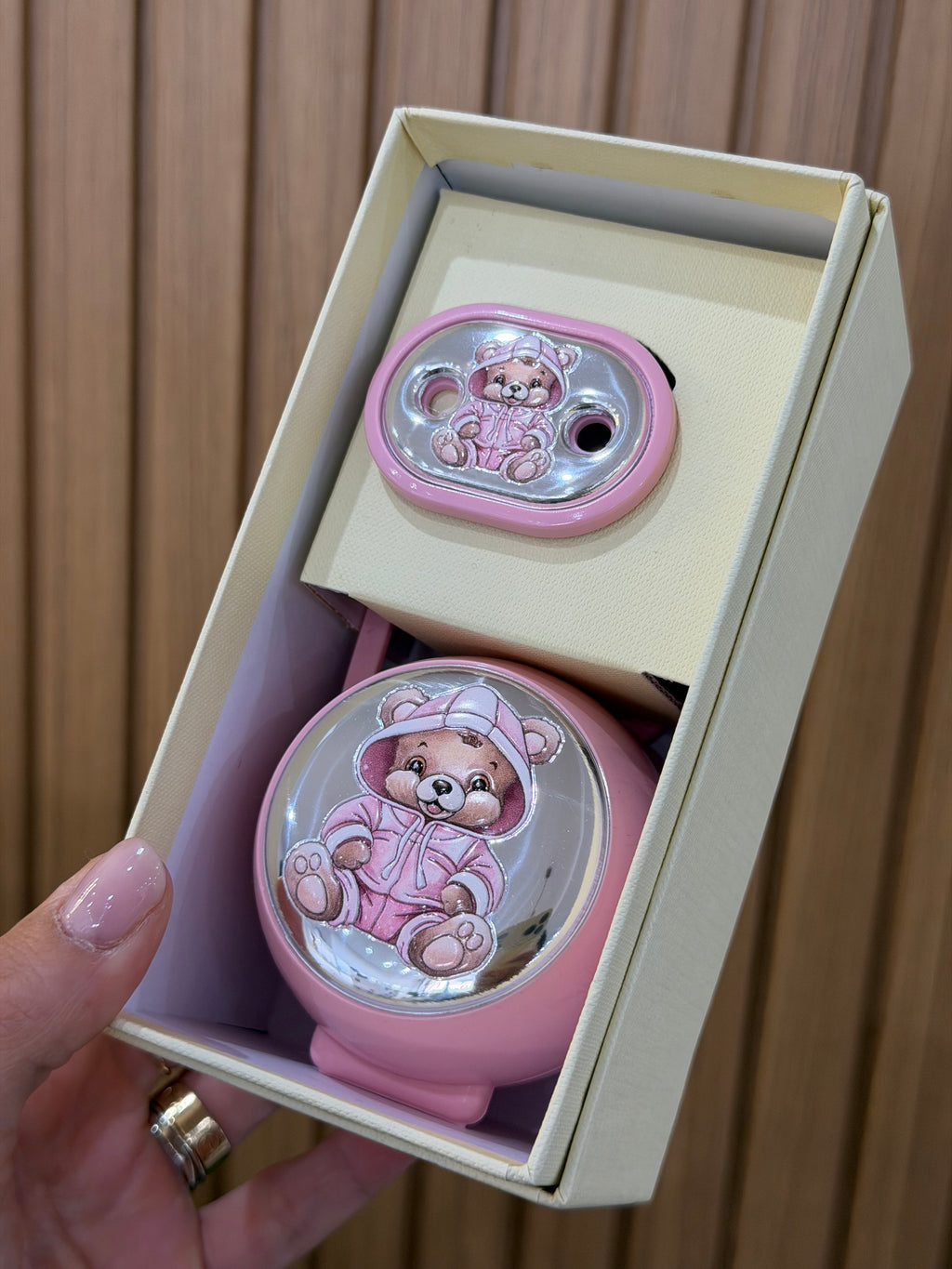SET PORTA CIUCCIO ORSETTO ROSA