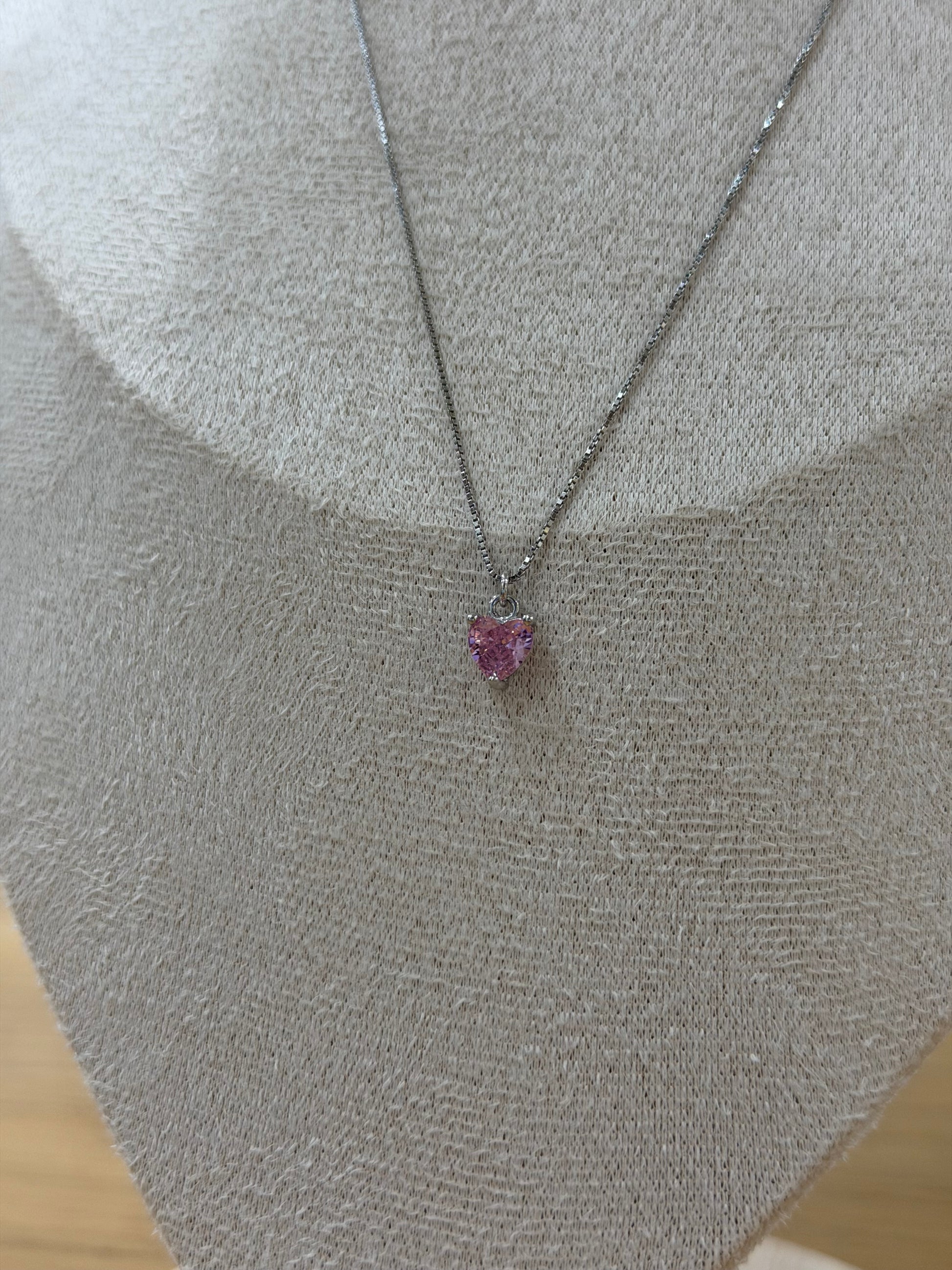 COLLANA MINI CUORICINO ARGENTO 925