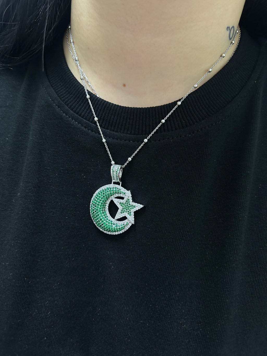 COLLANA LUNA STELLA ARGENTO 925