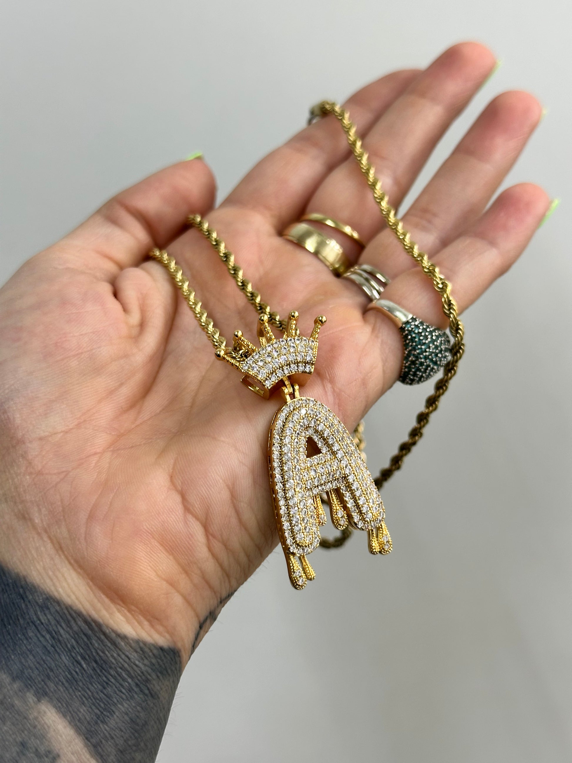 COLLANA INIZIALE DIFFERENT ACCIAIO