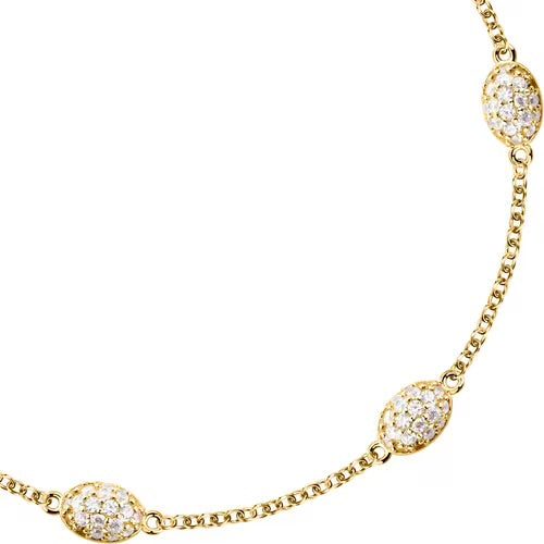 BRACCIALE MORELLATO PAVÈ ARGENTO 925