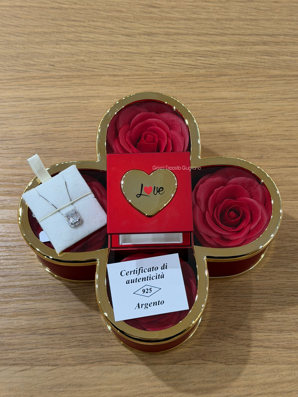 BOX IMPERIAL CON COLLANA WISH ARGENTO 925