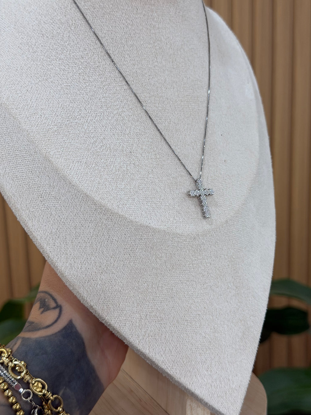 COLLANA ARGENTO 925 CON CROCE FLAWLESS