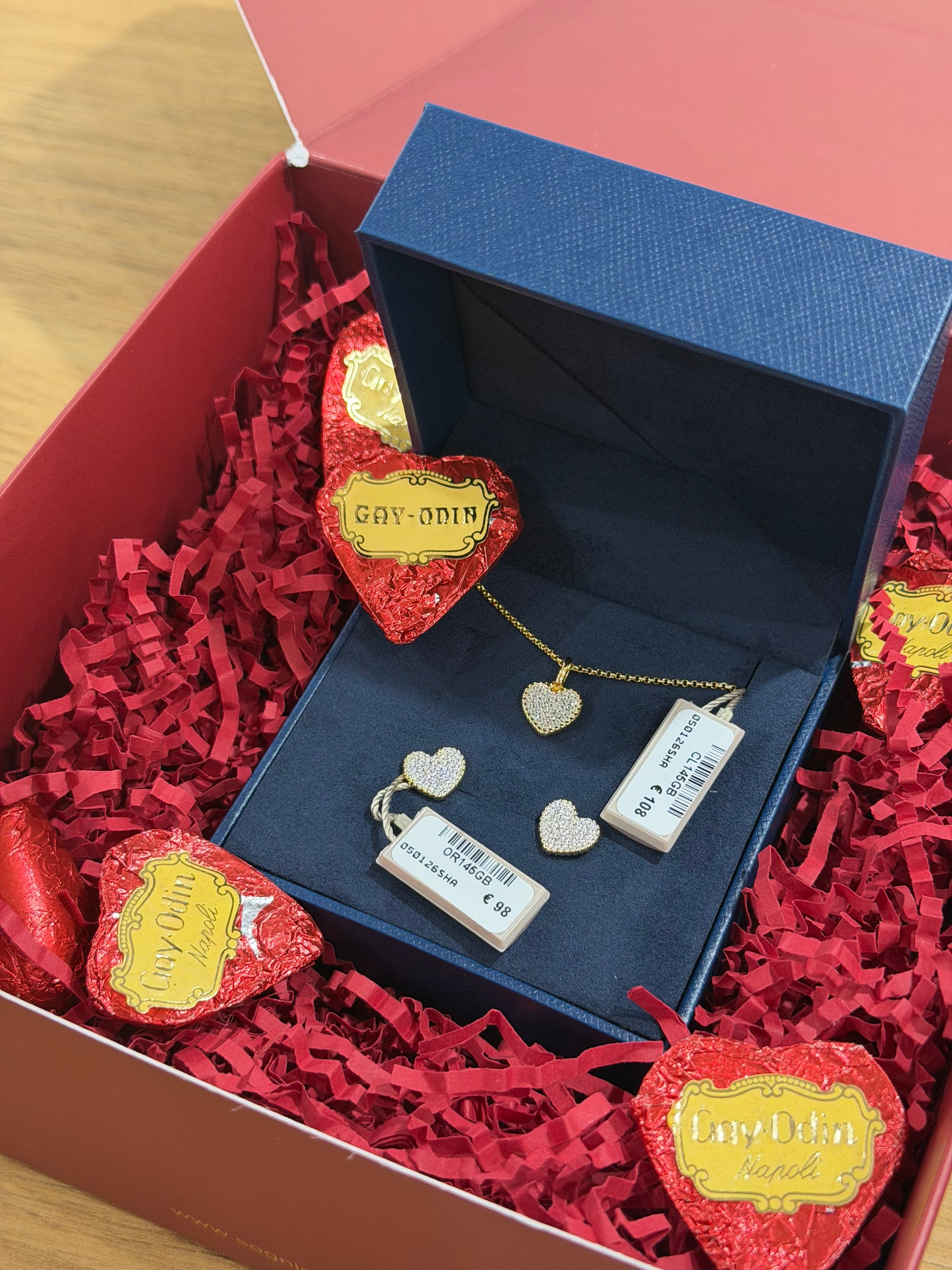 BOX SOGNI CON COMPLETO MINI HEART GAY-ODIN