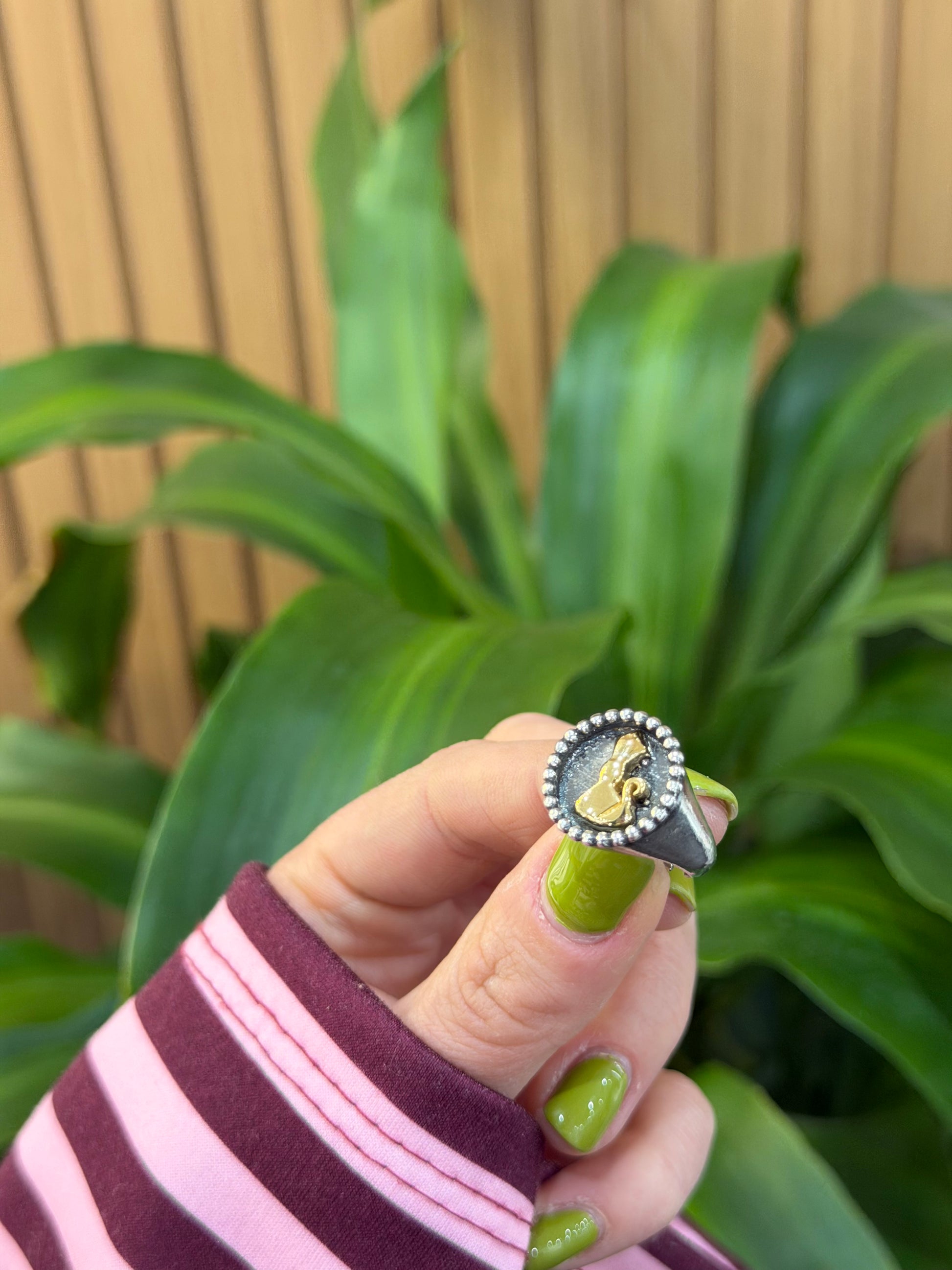 ANELLO SAN GENNARO ARGENTO 925 BICOLORE