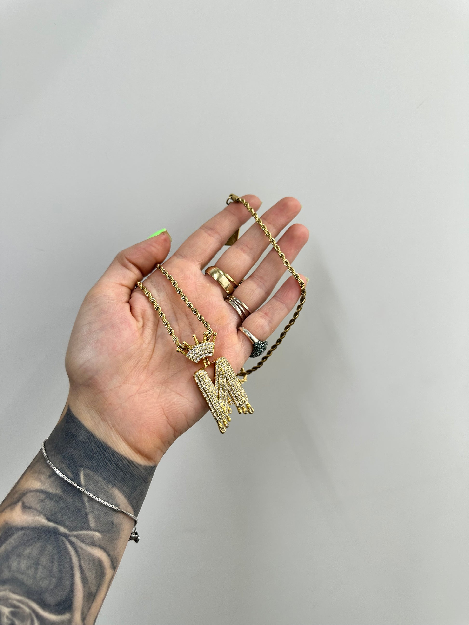 COLLANA INIZIALE DIFFERENT ACCIAIO