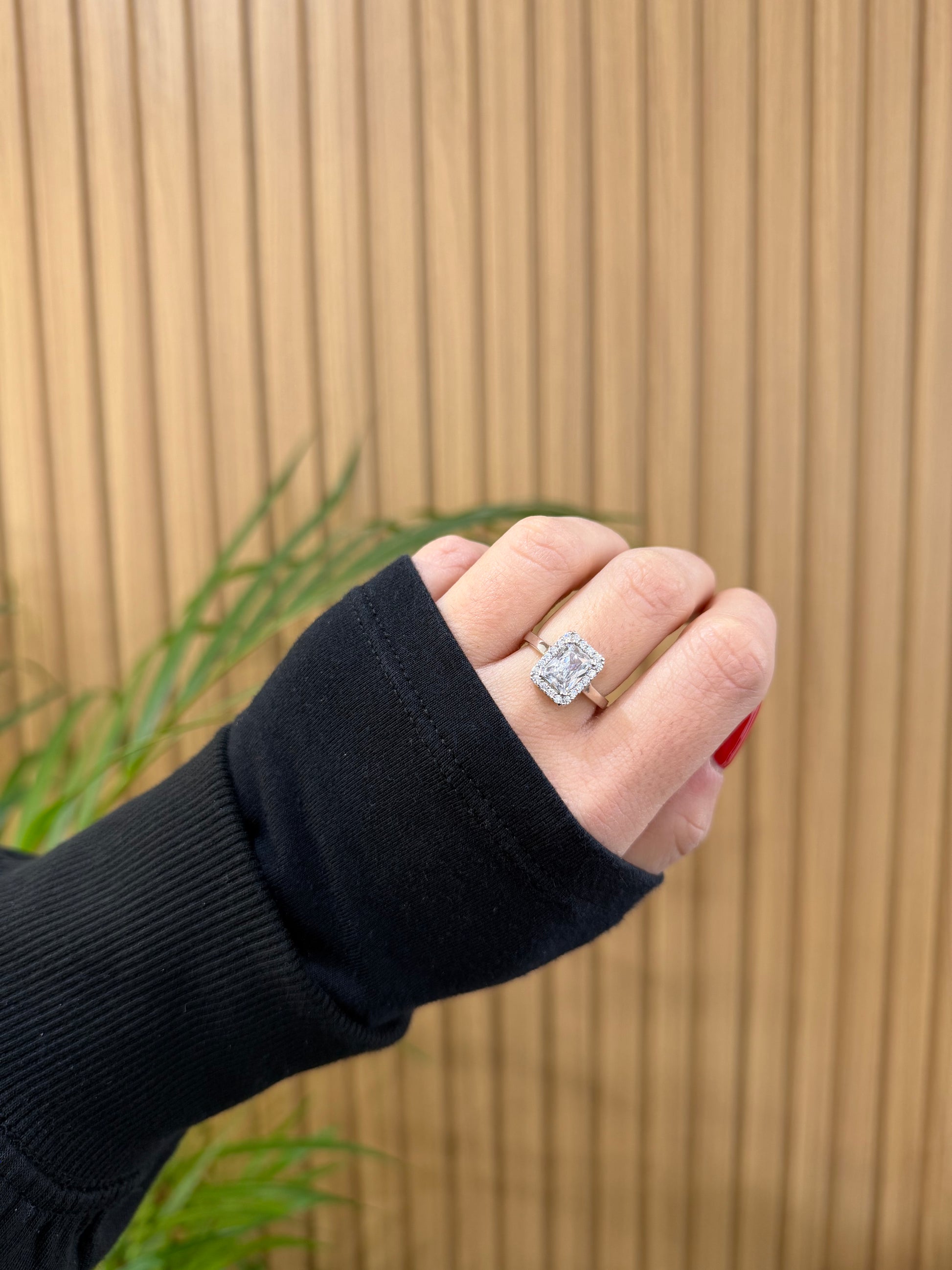 BOX TEDDY ROSA CON ANELLO CHIC ARGENTO 925