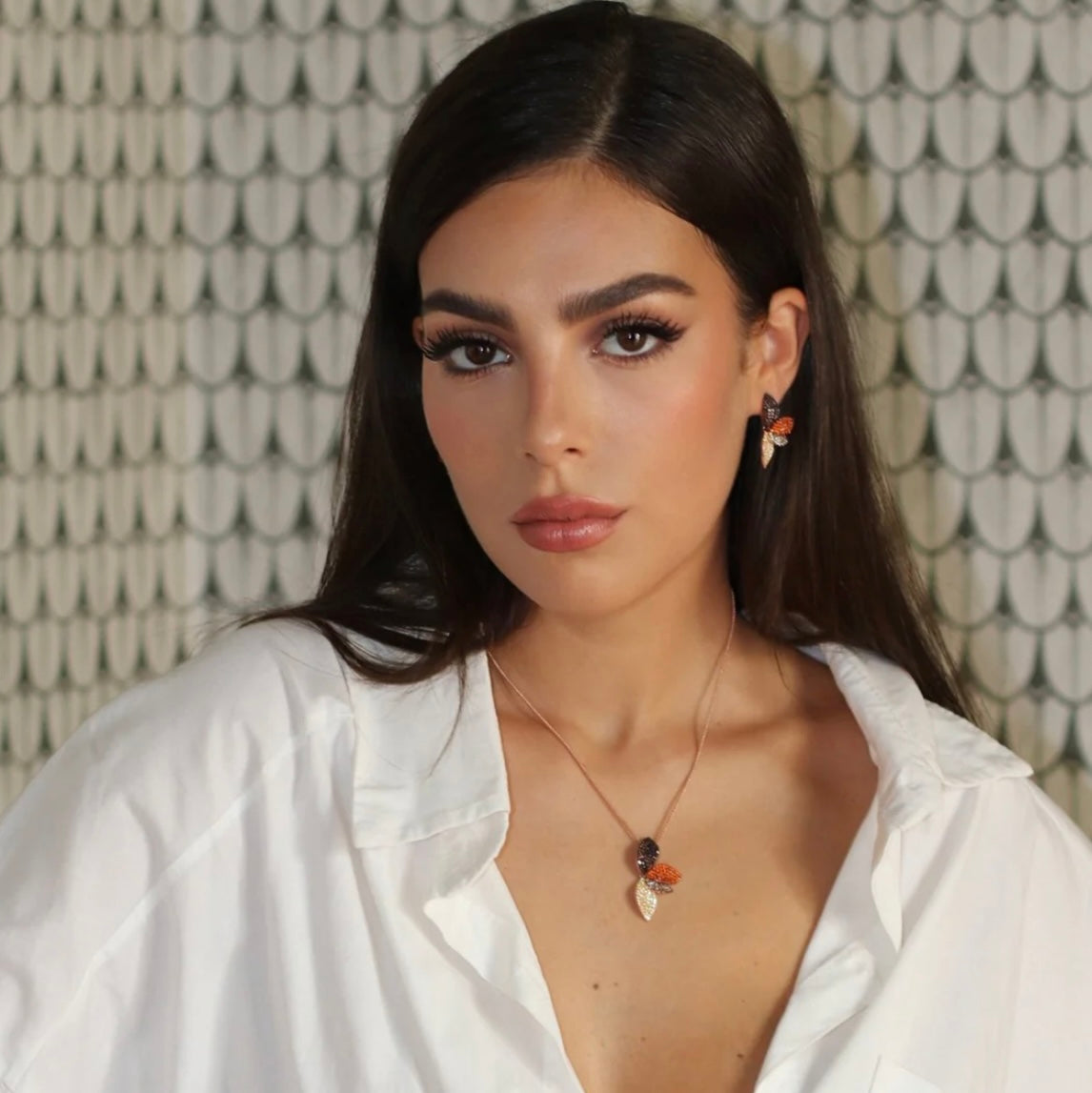 COLLANA PETALI ARGENTO ROSATO SOGNI