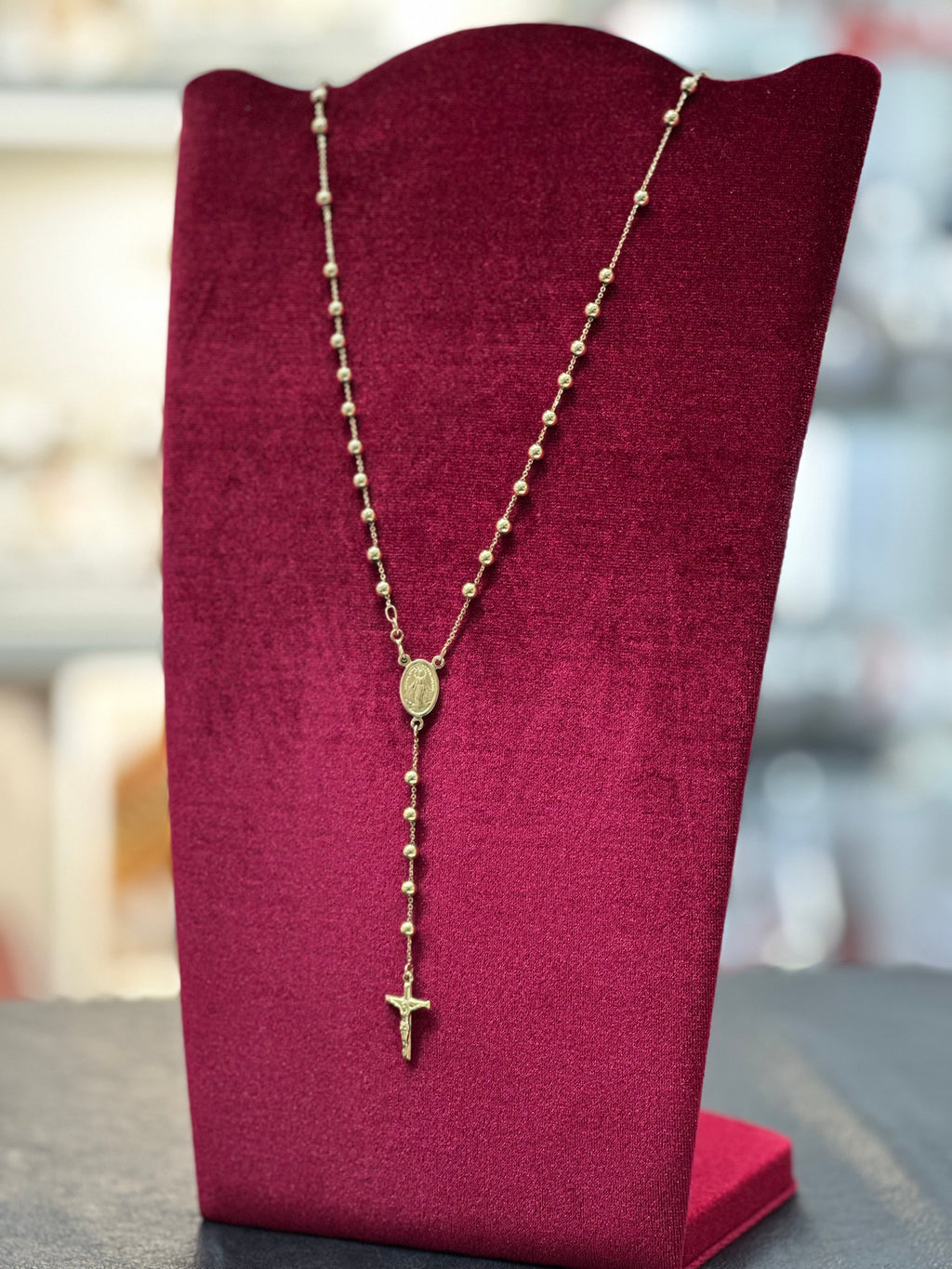 COLLANA ROSARIO ORO 18KT