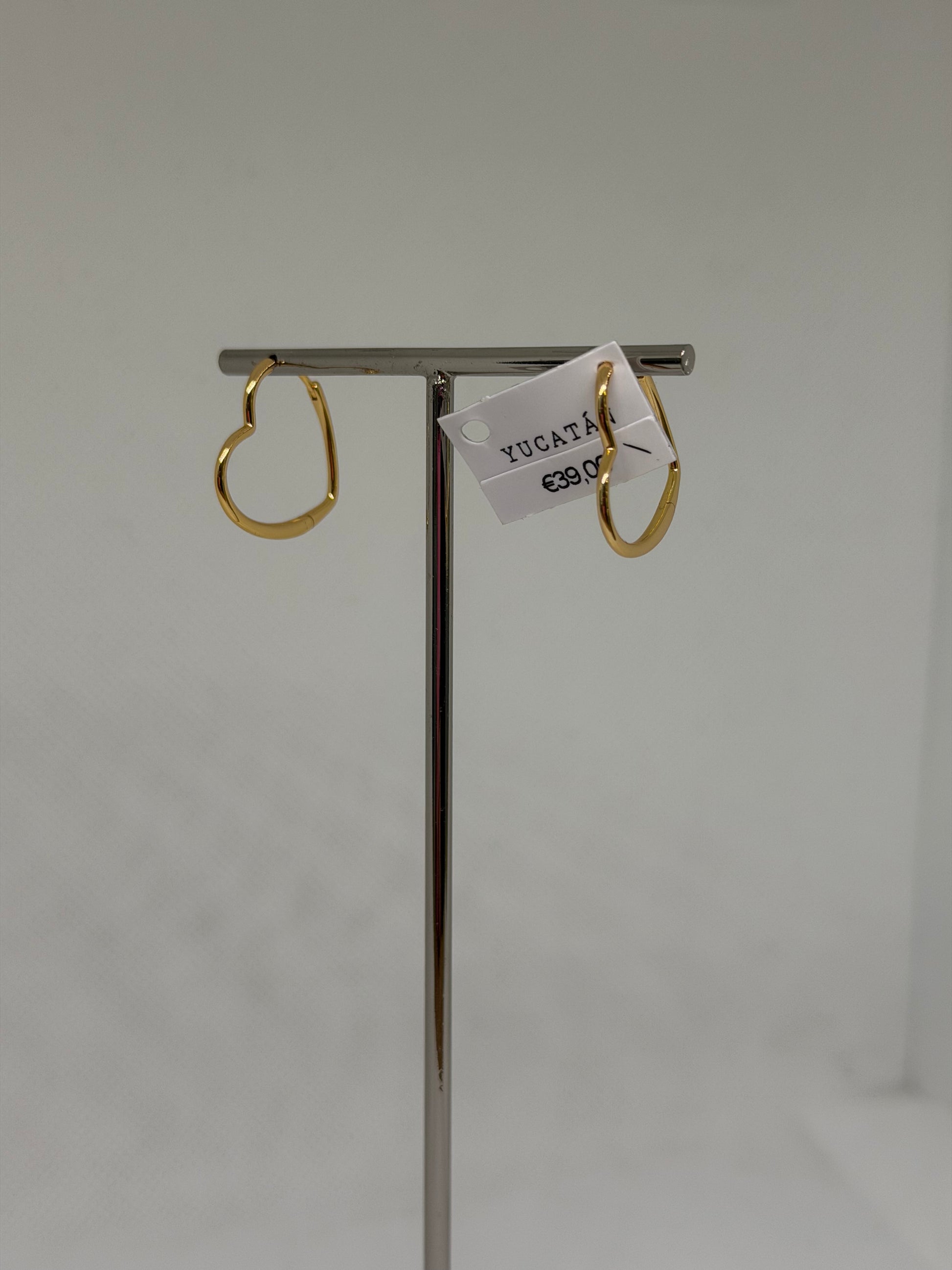 ORECCHINI HEARTS ARGENTO 925 CON DORATURA