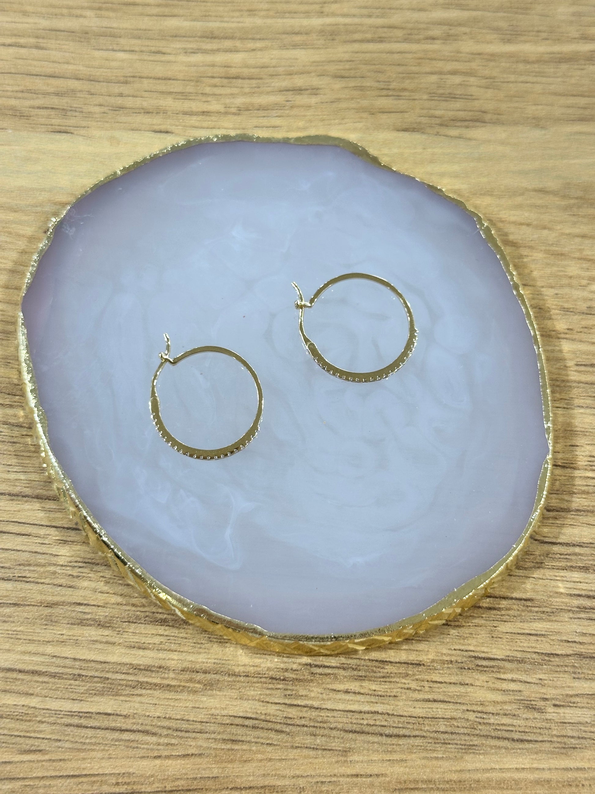 CERCHI IN ORO 18KT ZIRCONATI