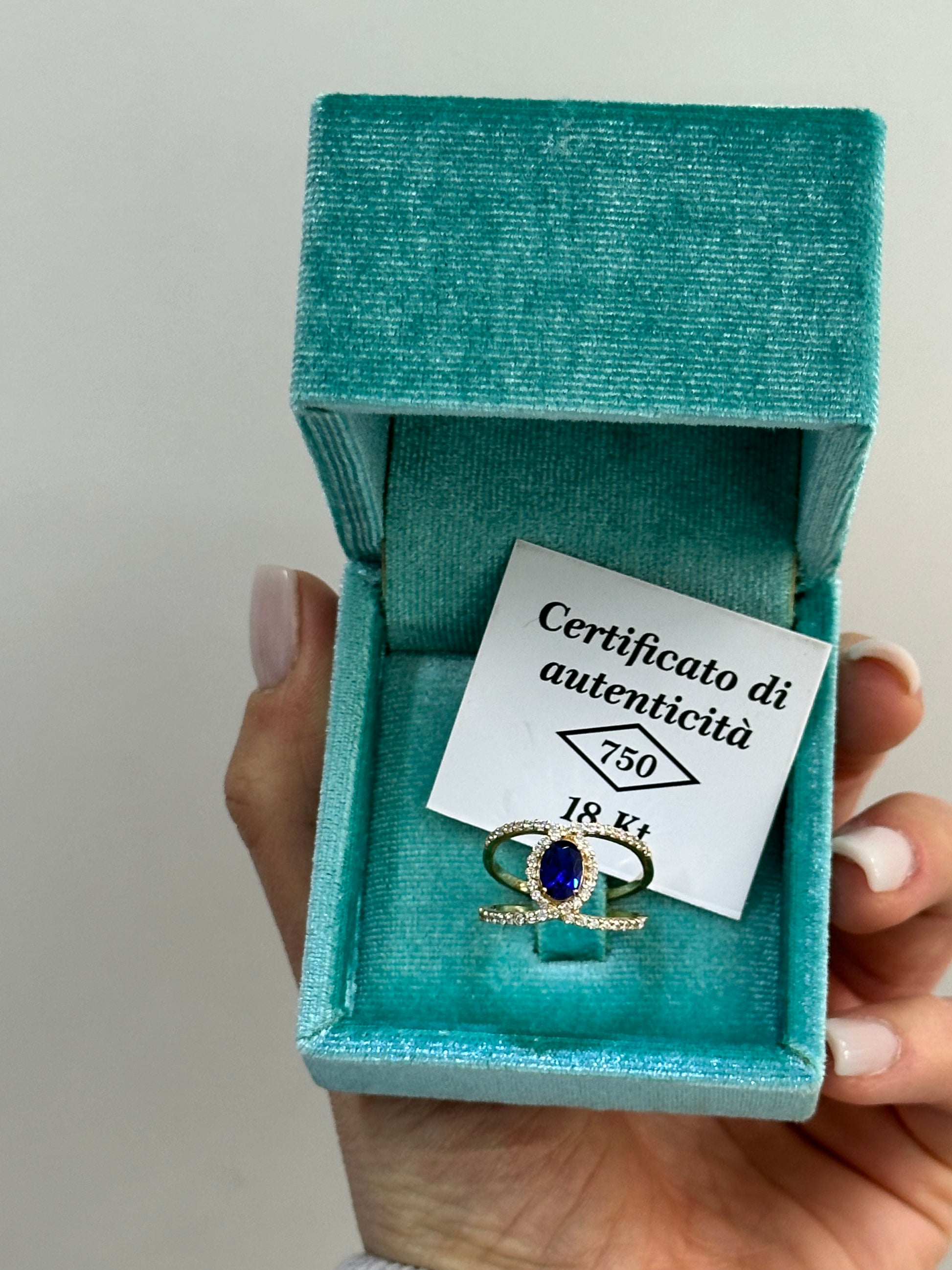 ANELLO INCROCIO ORO 18KT