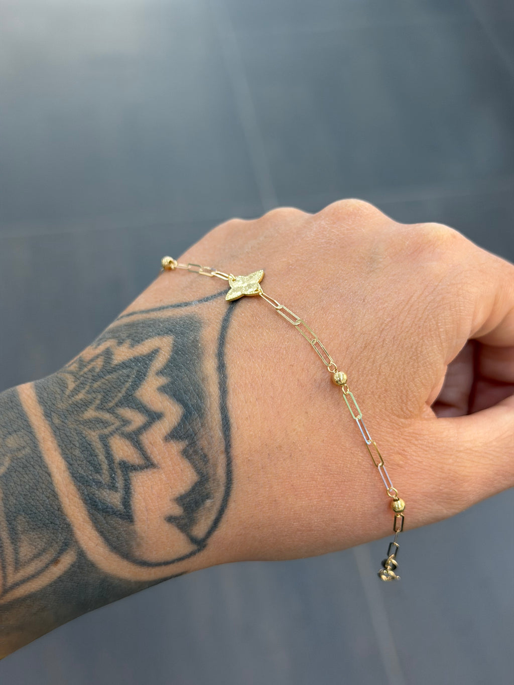 BRACCIALE ORO 18KT FIORE