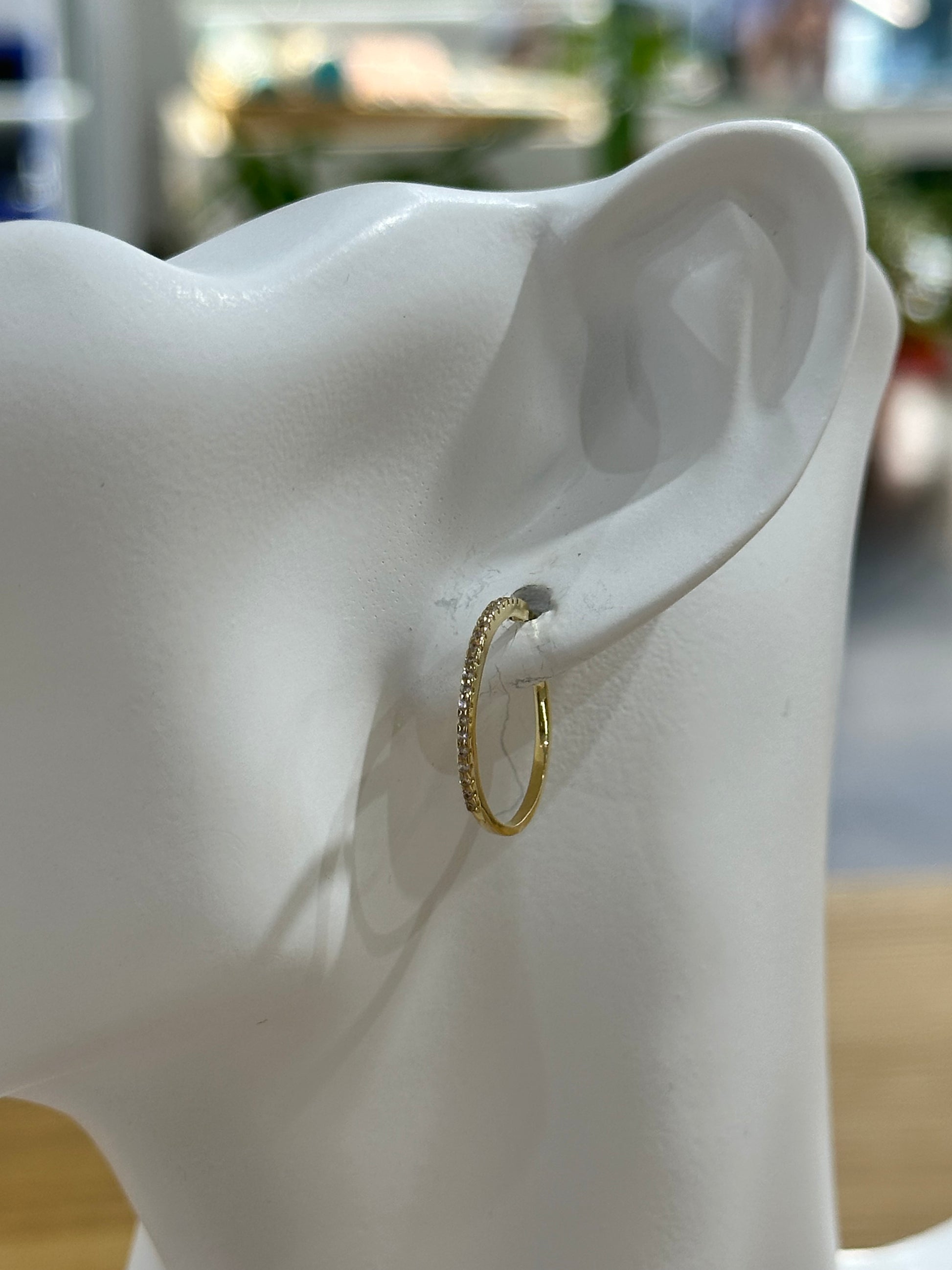 CERCHI IN ORO 18KT ZIRCONATI