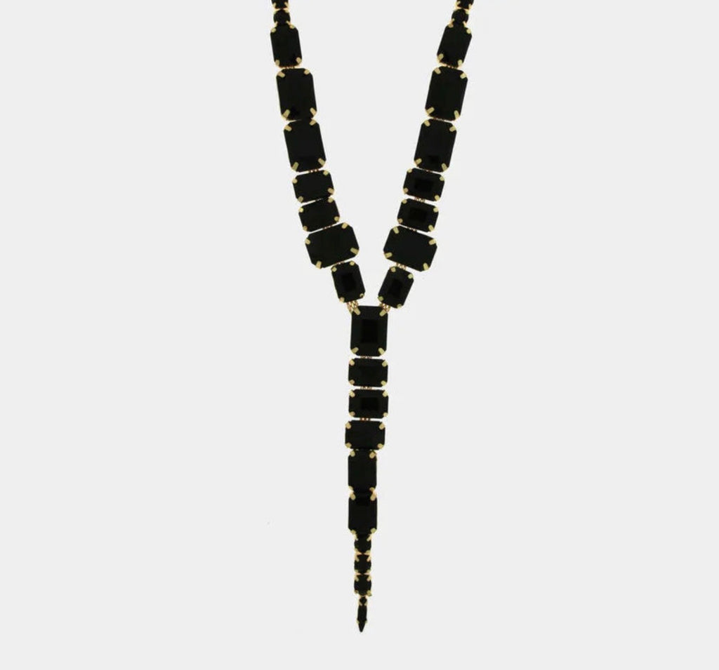 COLLANA AMO VENEZIA CRISTALLI NERI