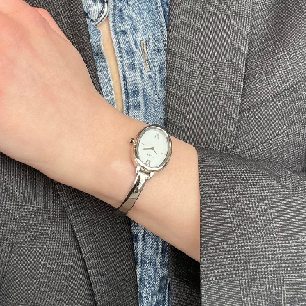 OROLOGIO CLUSE OVALE SILVER