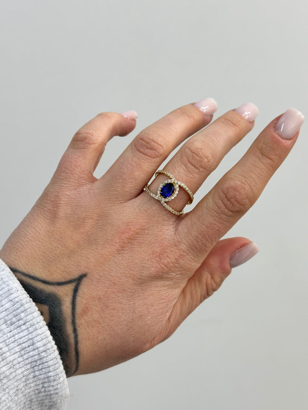 ANELLO INCROCIO ORO 18KT