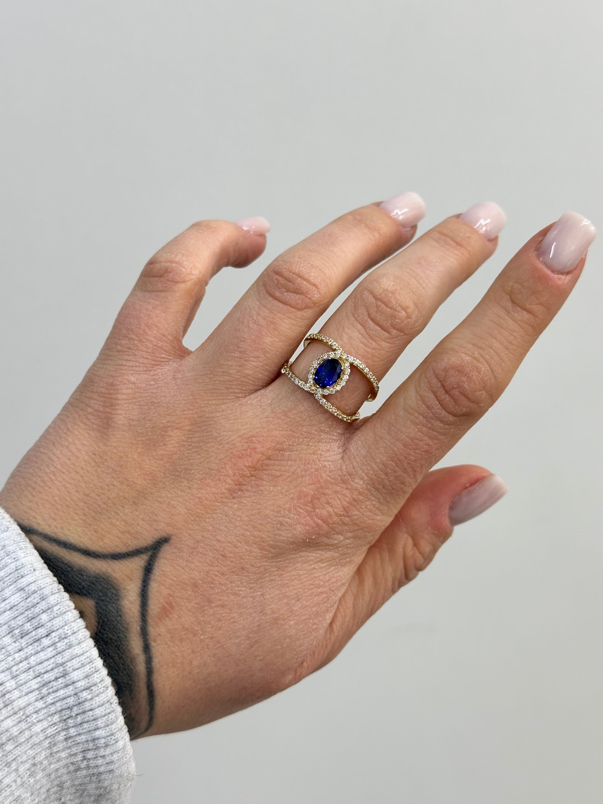 ANELLO INCROCIO ORO 18KT