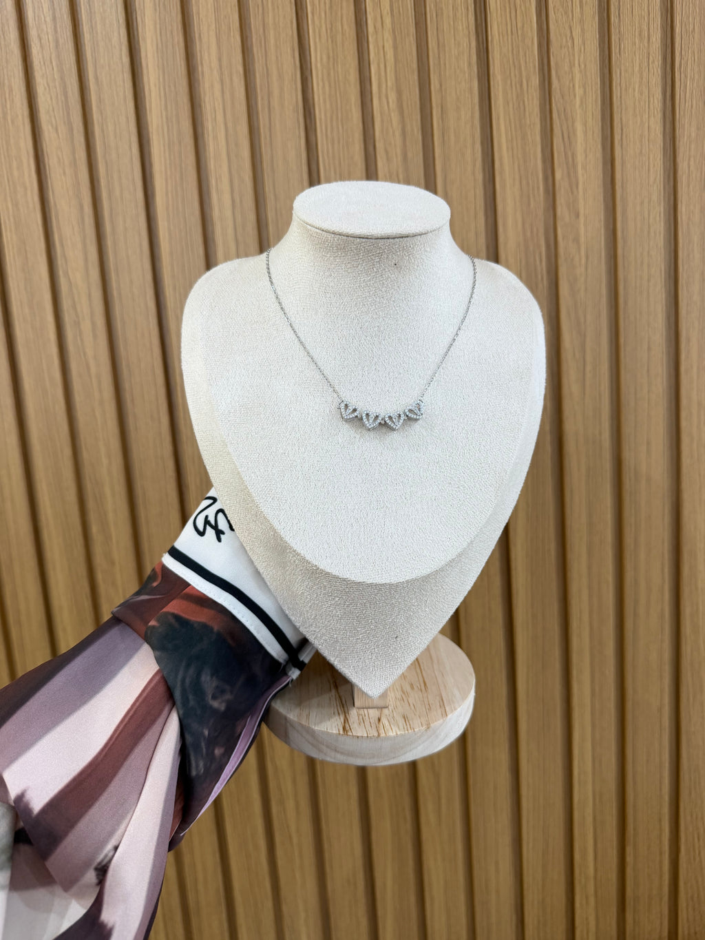 COLLANA MULTIFUNZIONE QUADRIFOGLIO