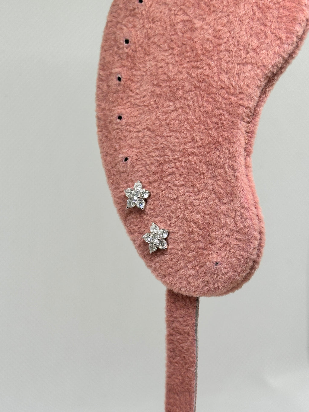 ORECCHINI FLOWERS TWO ARGENTO