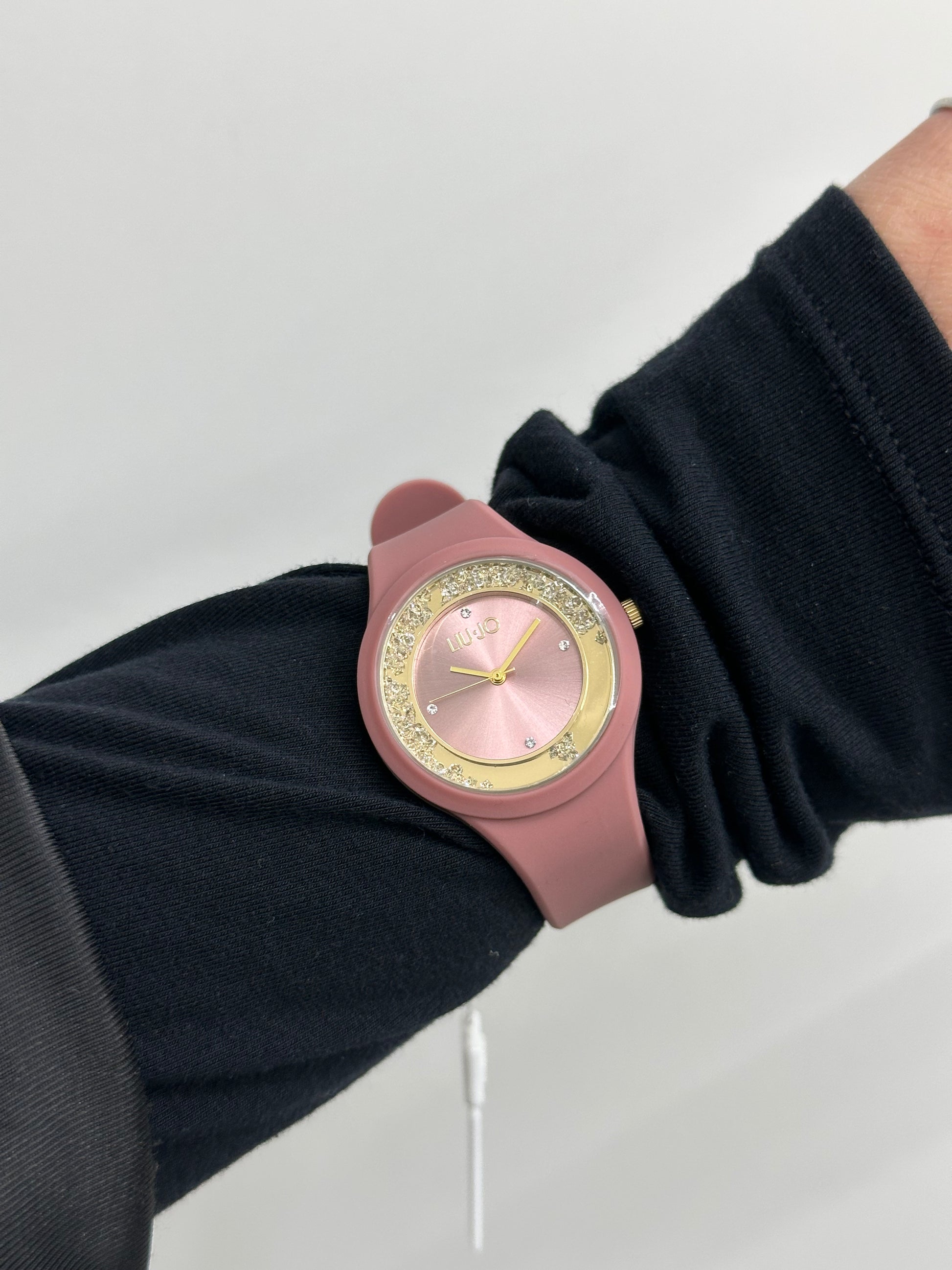 OROLOGIO LIU JO IN GOMMA ROSA SCURO