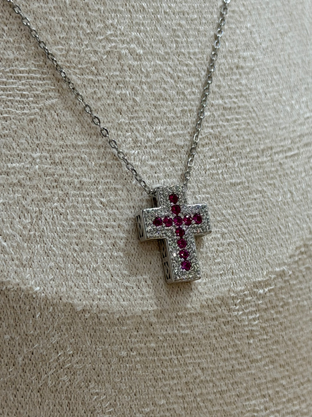 COLLANA CROCE AMIE ARGENTO 925