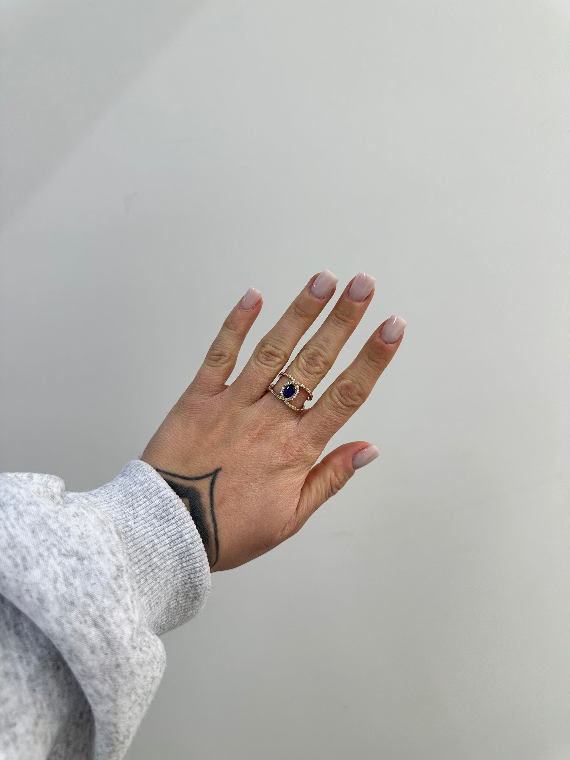 ANELLO INCROCIO ORO 18KT