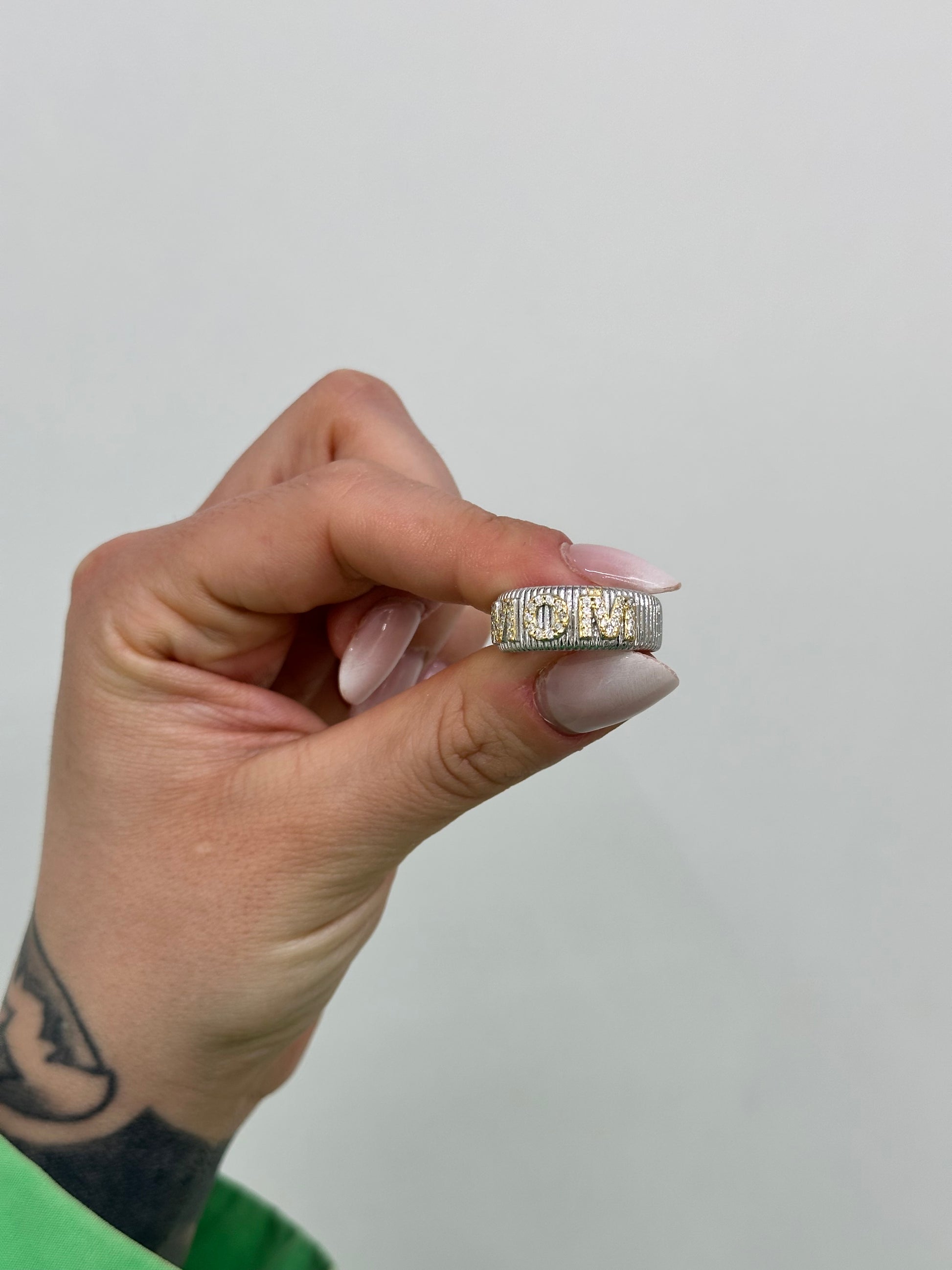 ANELLO FASCIA MOM ARGENTO 925
