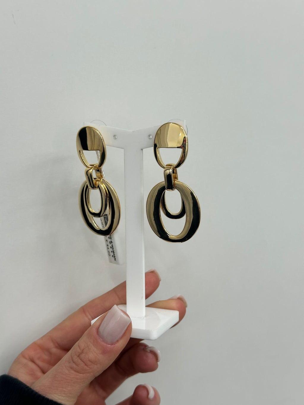 ORECCHINI DOPPIO OVALE