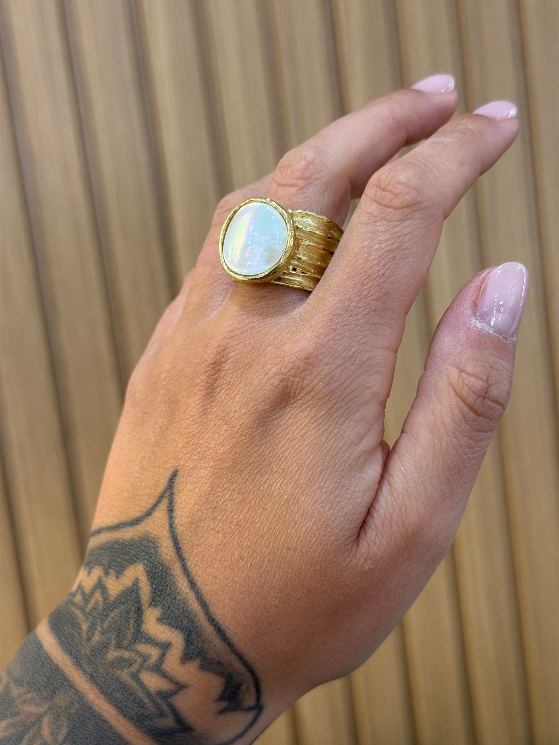 ANELLO FEDELE FASCIA CON PERLA ARGENTO 925