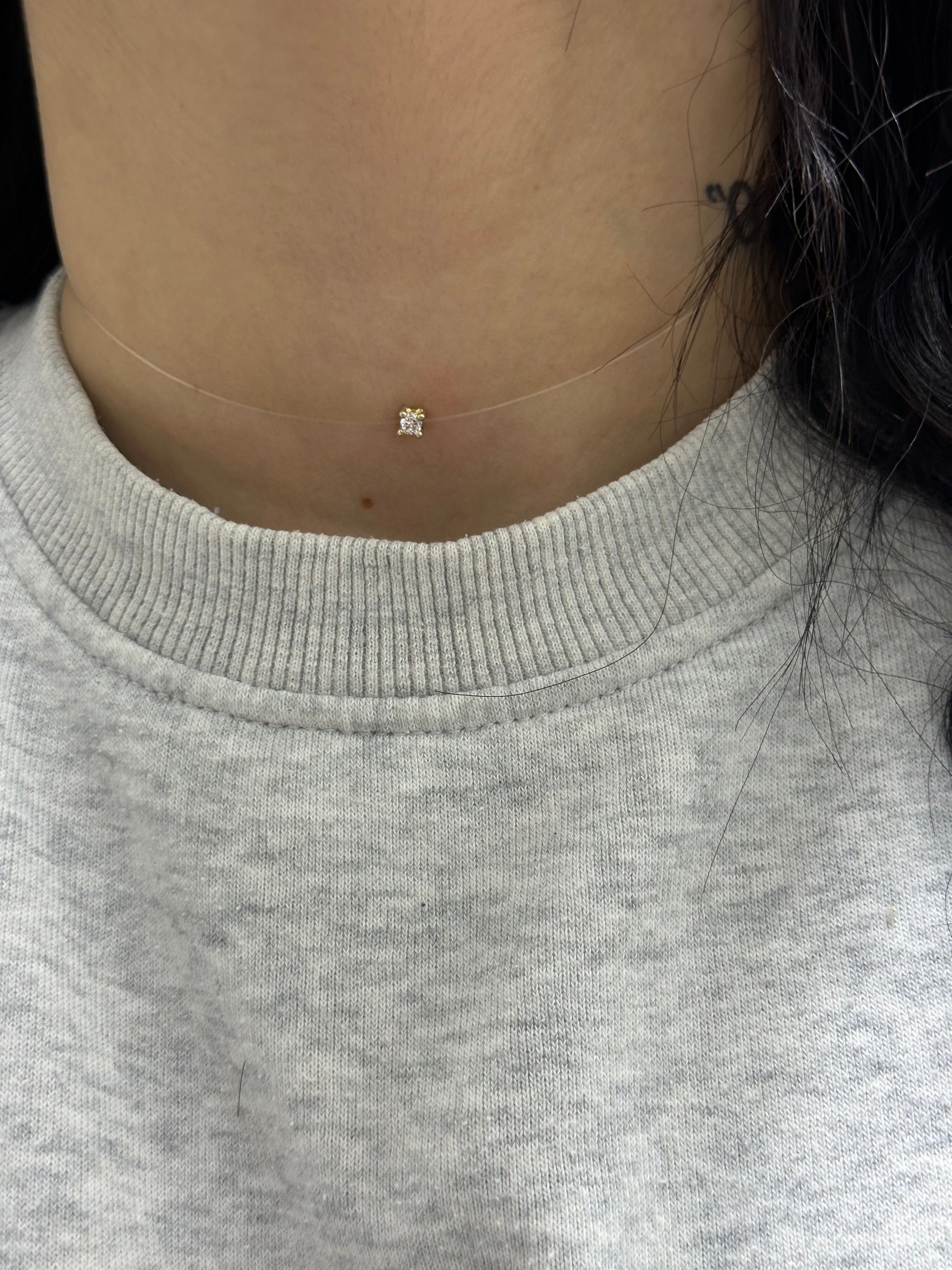 COLLANA PUNTO LUCE INVISIBLE