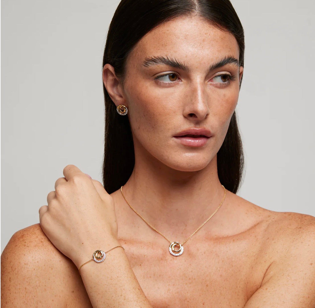 COLLANA IN ARGENTO DORATO SOGNI