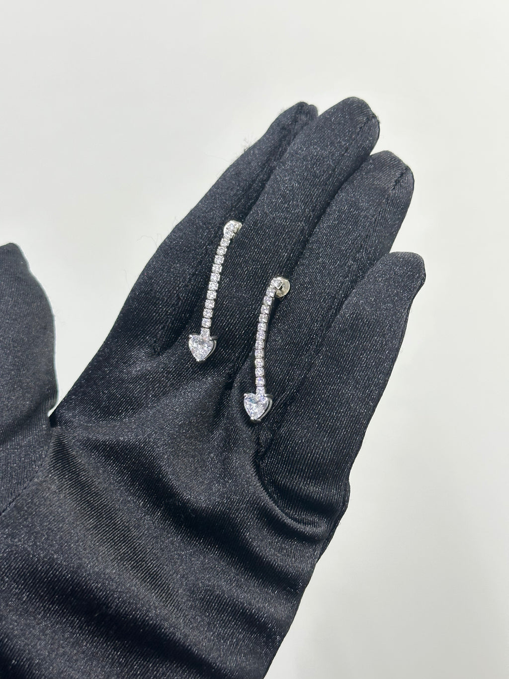 ORECCHINI TENNIS CON CUORE ARGENTO 925