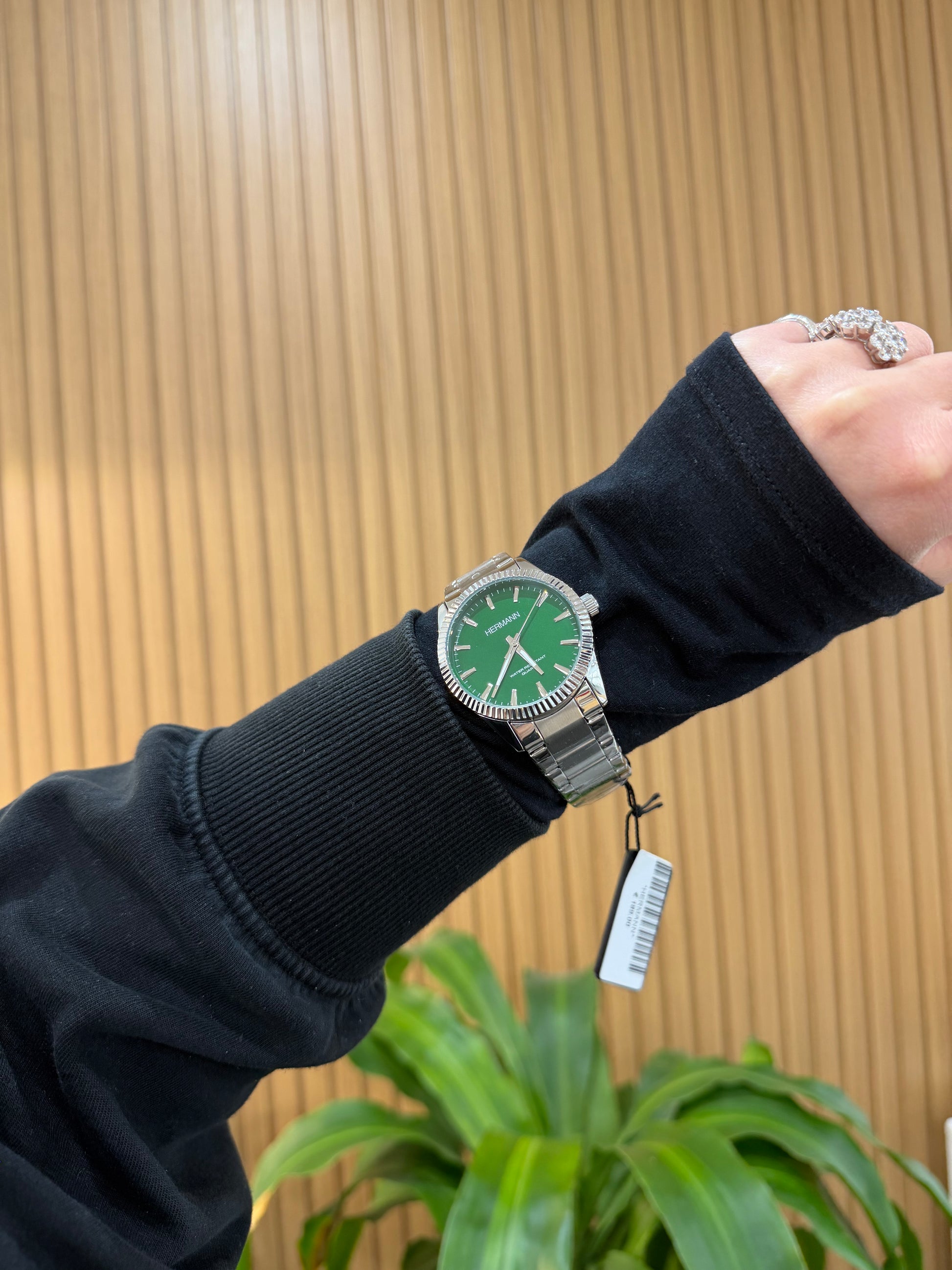 OROLOGIO HERMANN QUADRANTE VERDE