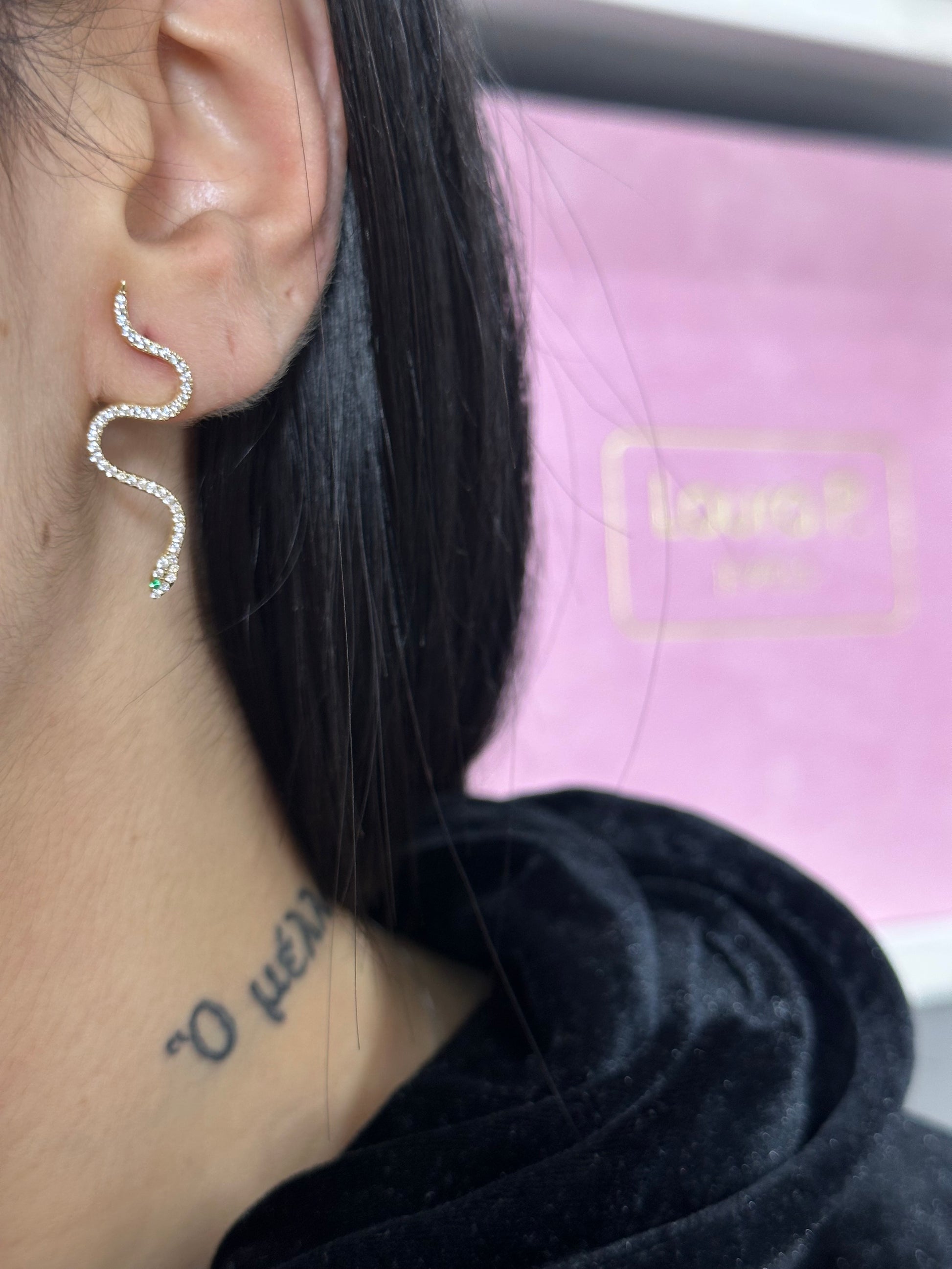 ORECCHINI SNAKE LAURA P